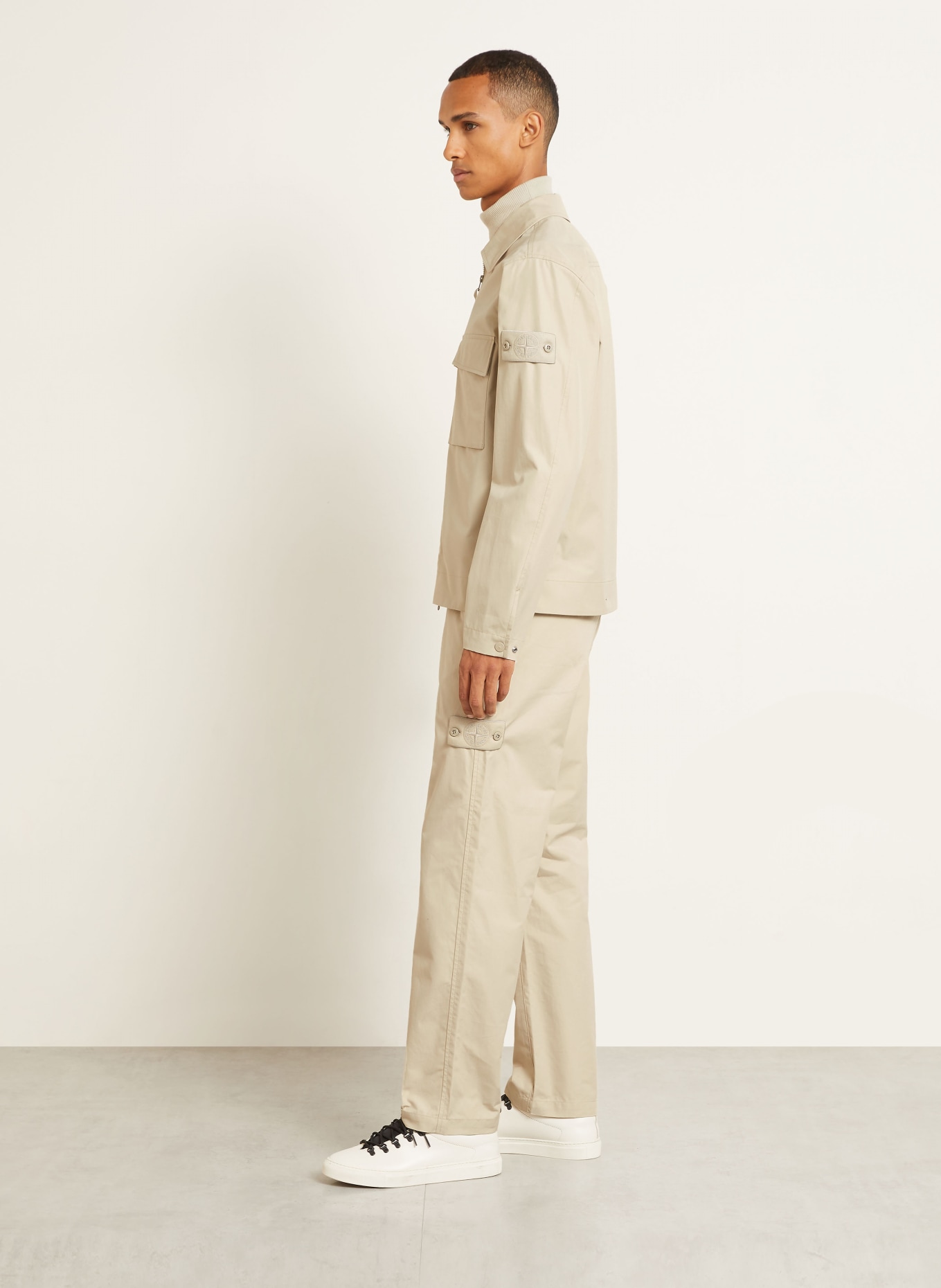 STONE ISLAND Chino GHOST Regular Fit: CREME