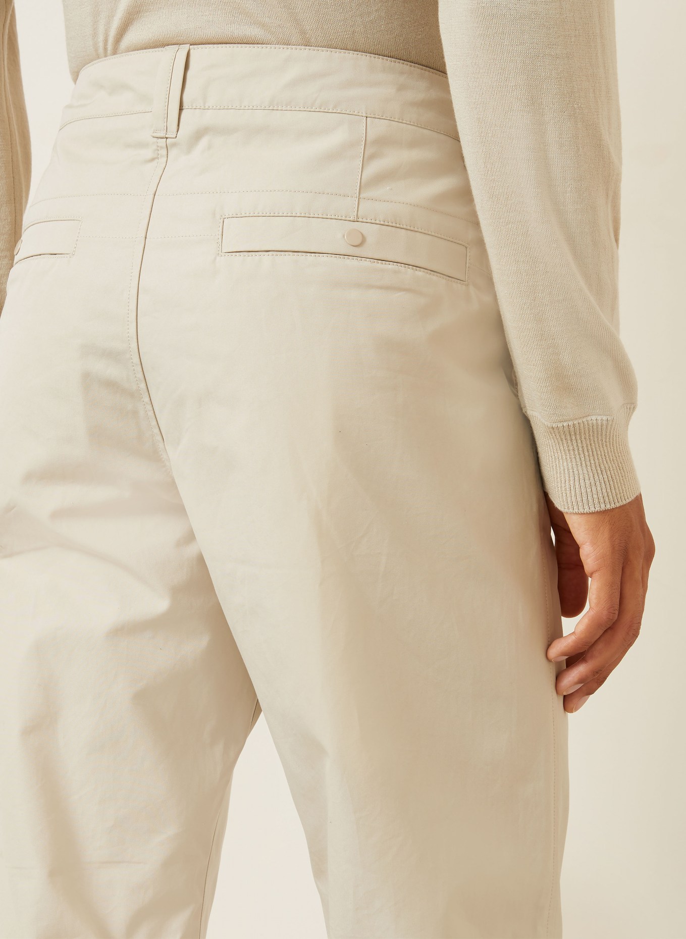 STONE ISLAND Chino GHOST Regular Fit: CREME