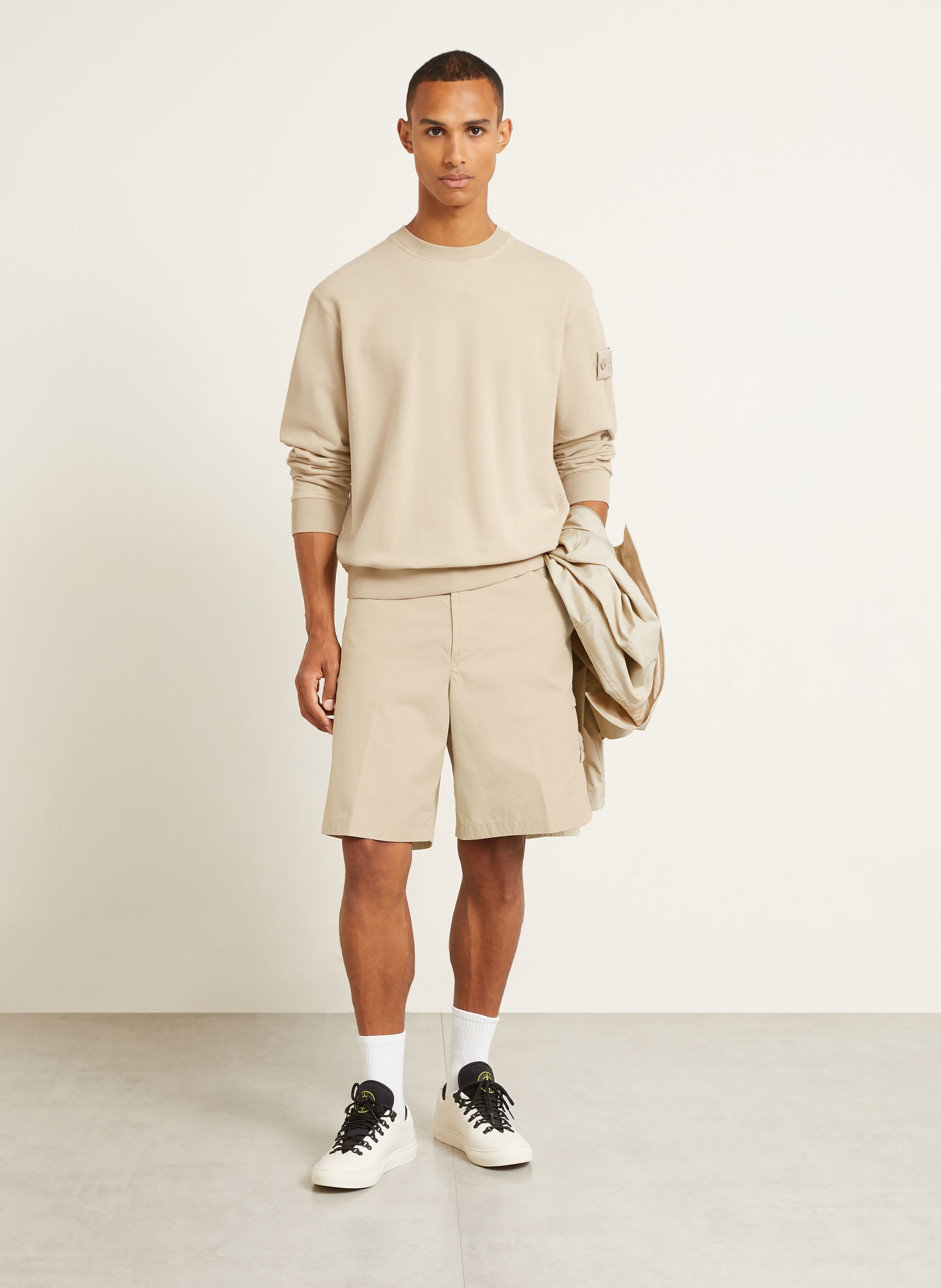 STONE ISLAND Sweatshirt: BEIGE