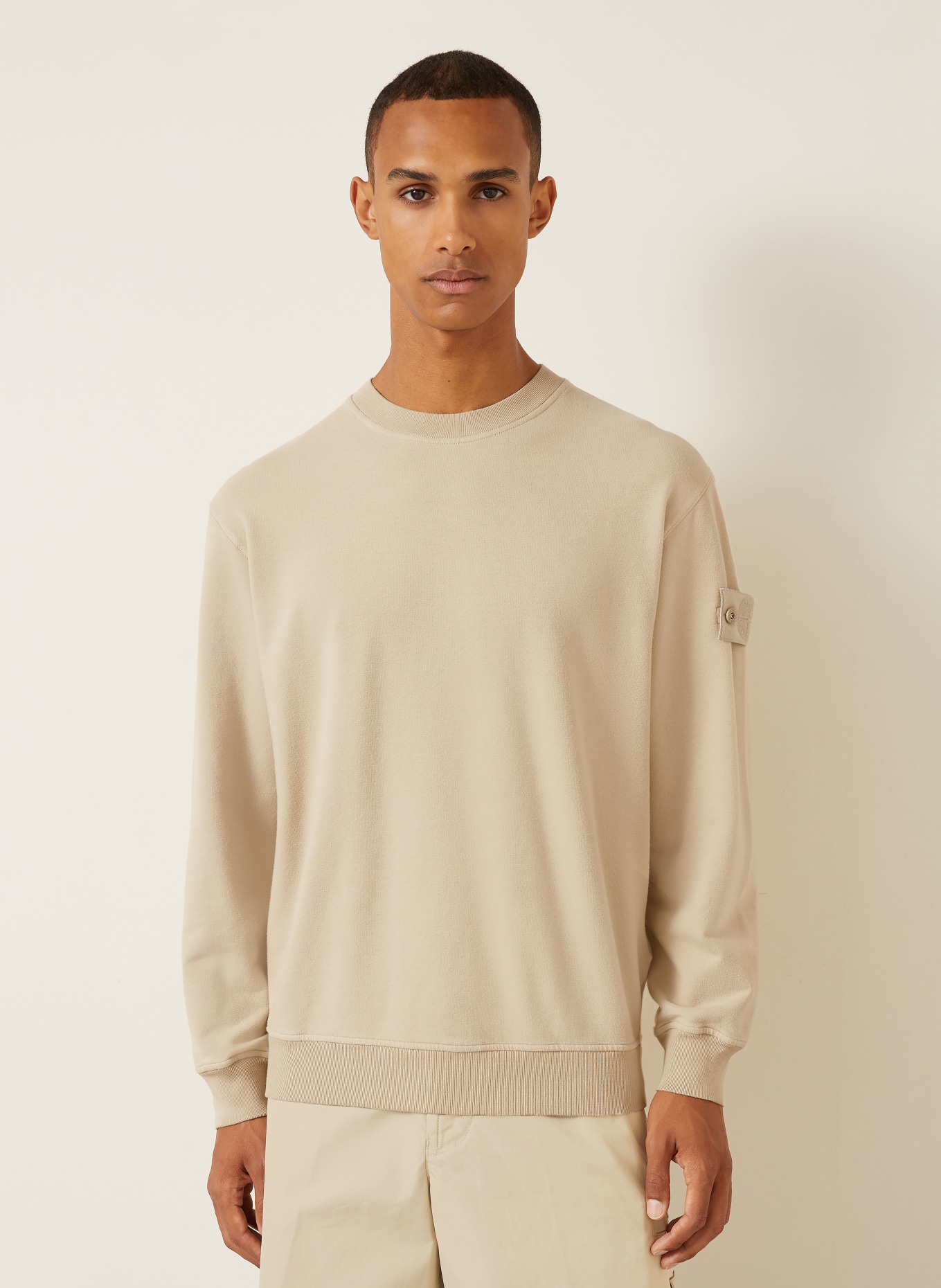 STONE ISLAND Sweatshirt: BEIGE