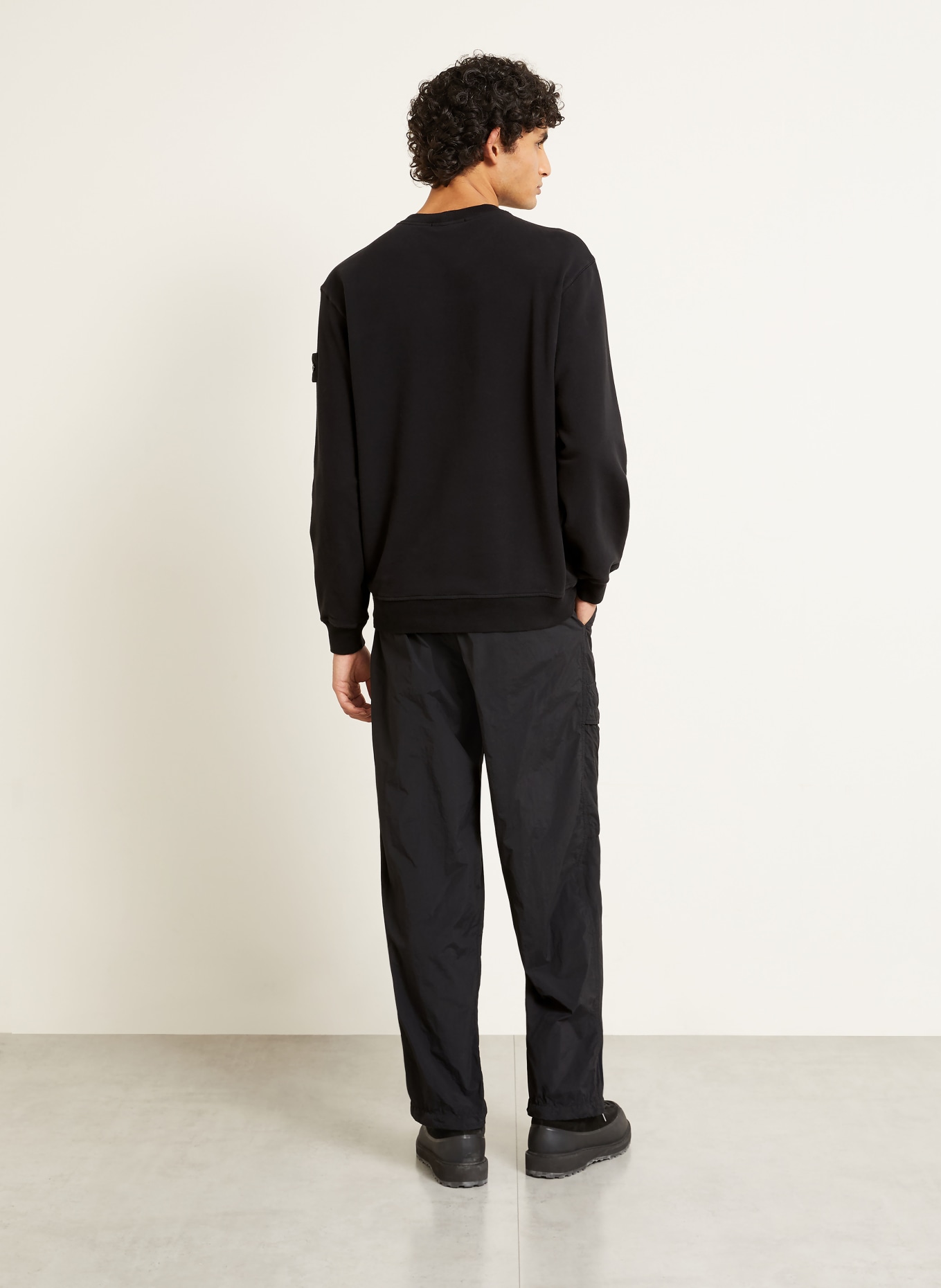 STONE ISLAND Sweatshirt: SCHWARZ