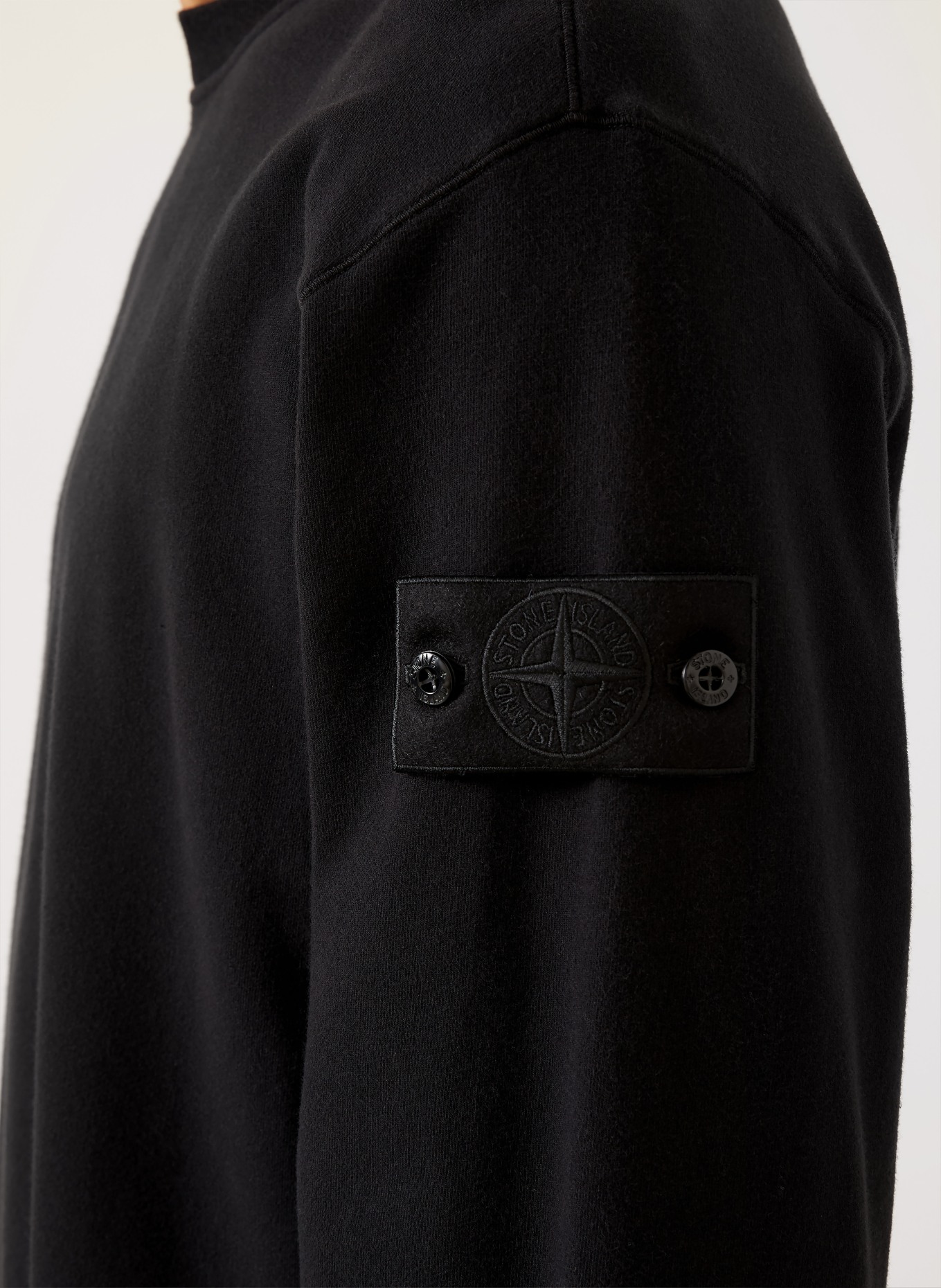 STONE ISLAND Sweatshirt: SCHWARZ