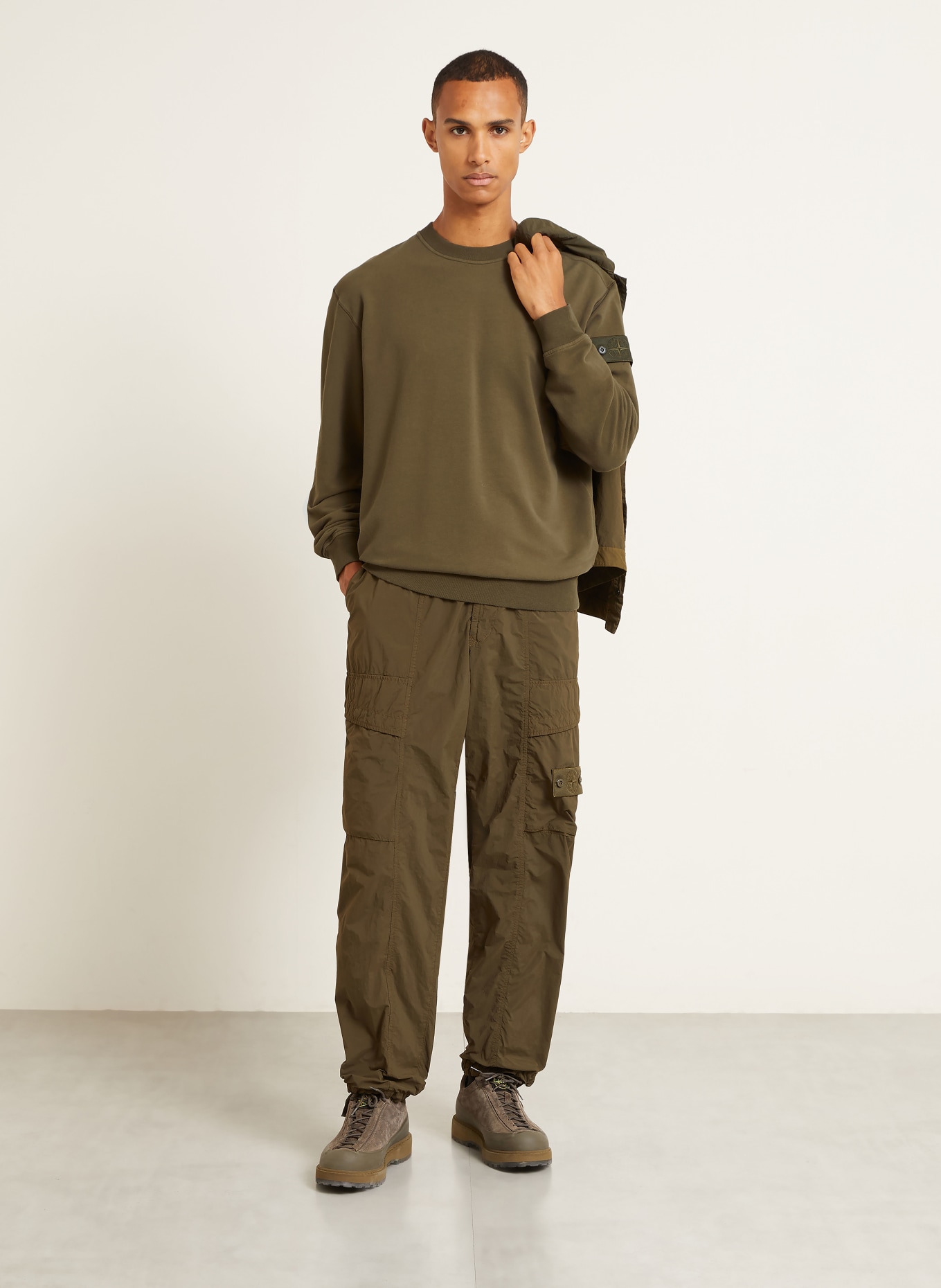 STONE ISLAND Sweatshirt: KAKI