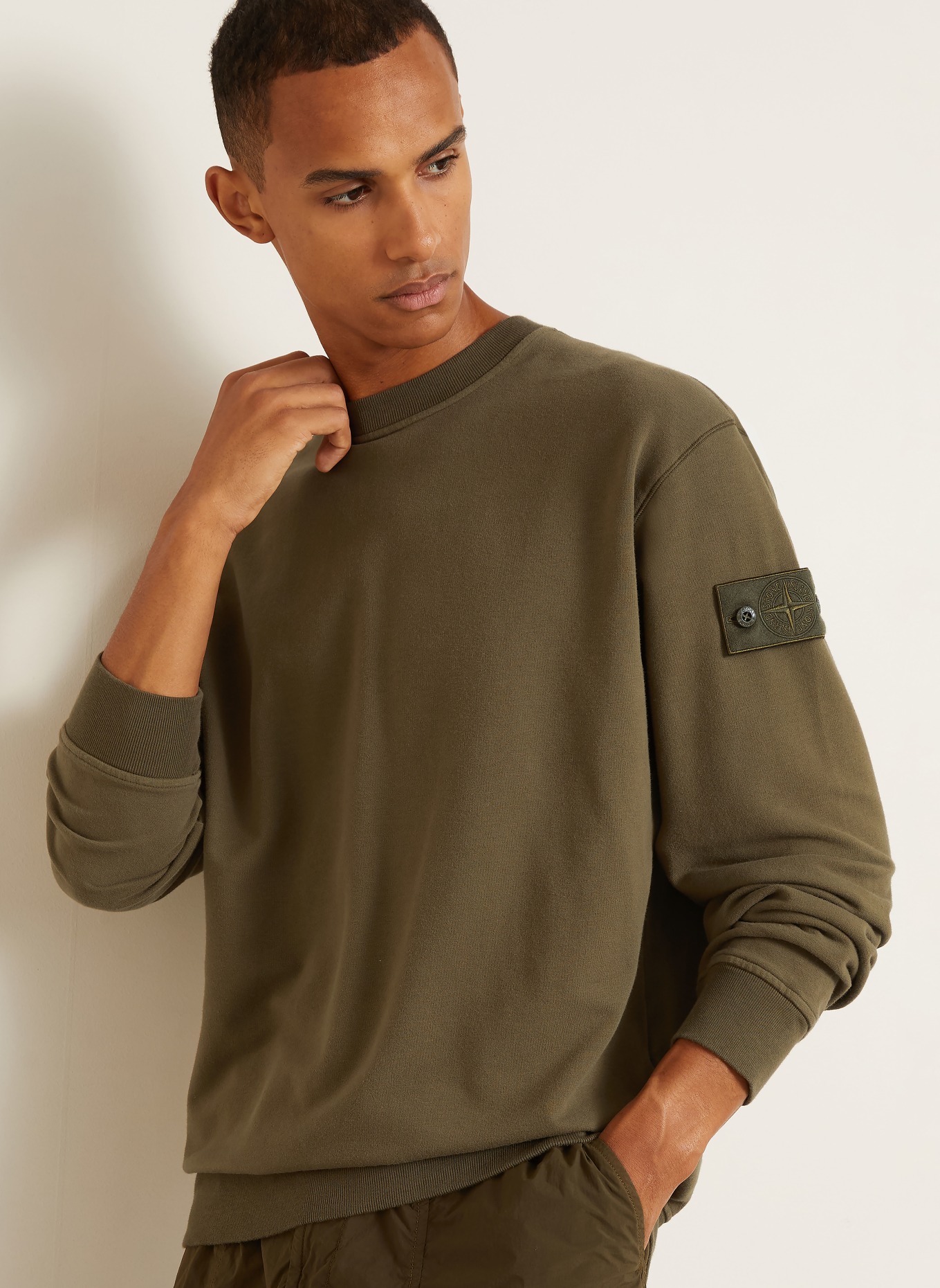 STONE ISLAND Sweatshirt: KAKI