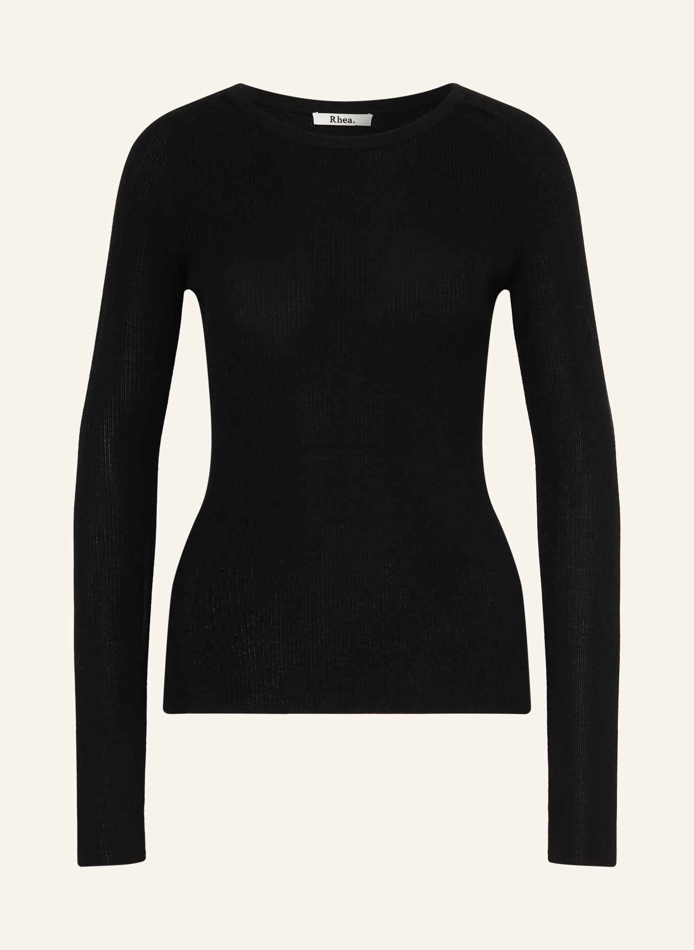 Rhea. Sweater: BLACK