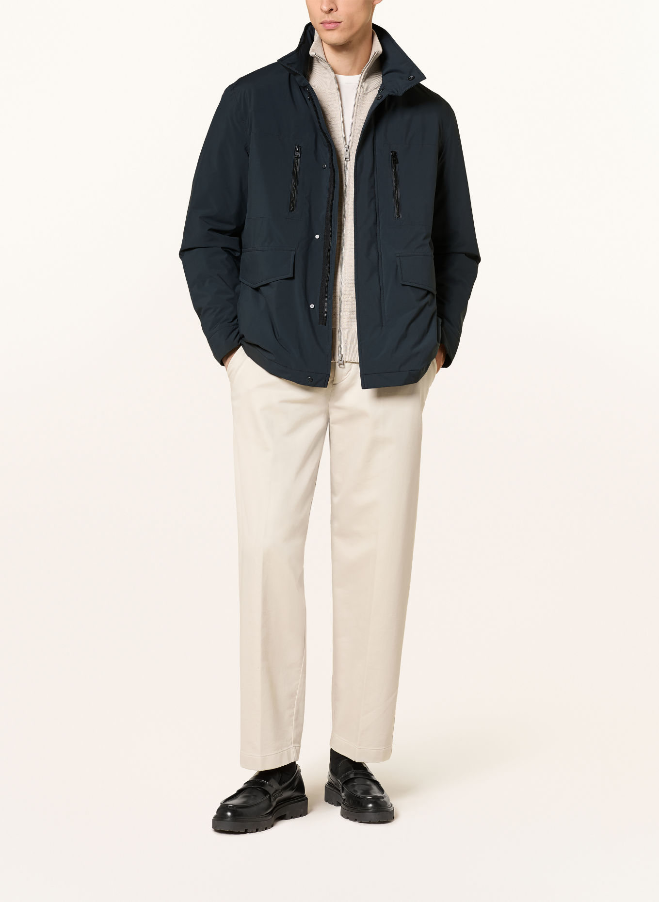 Marc O'Polo Parka: SZARONIEBIESKI