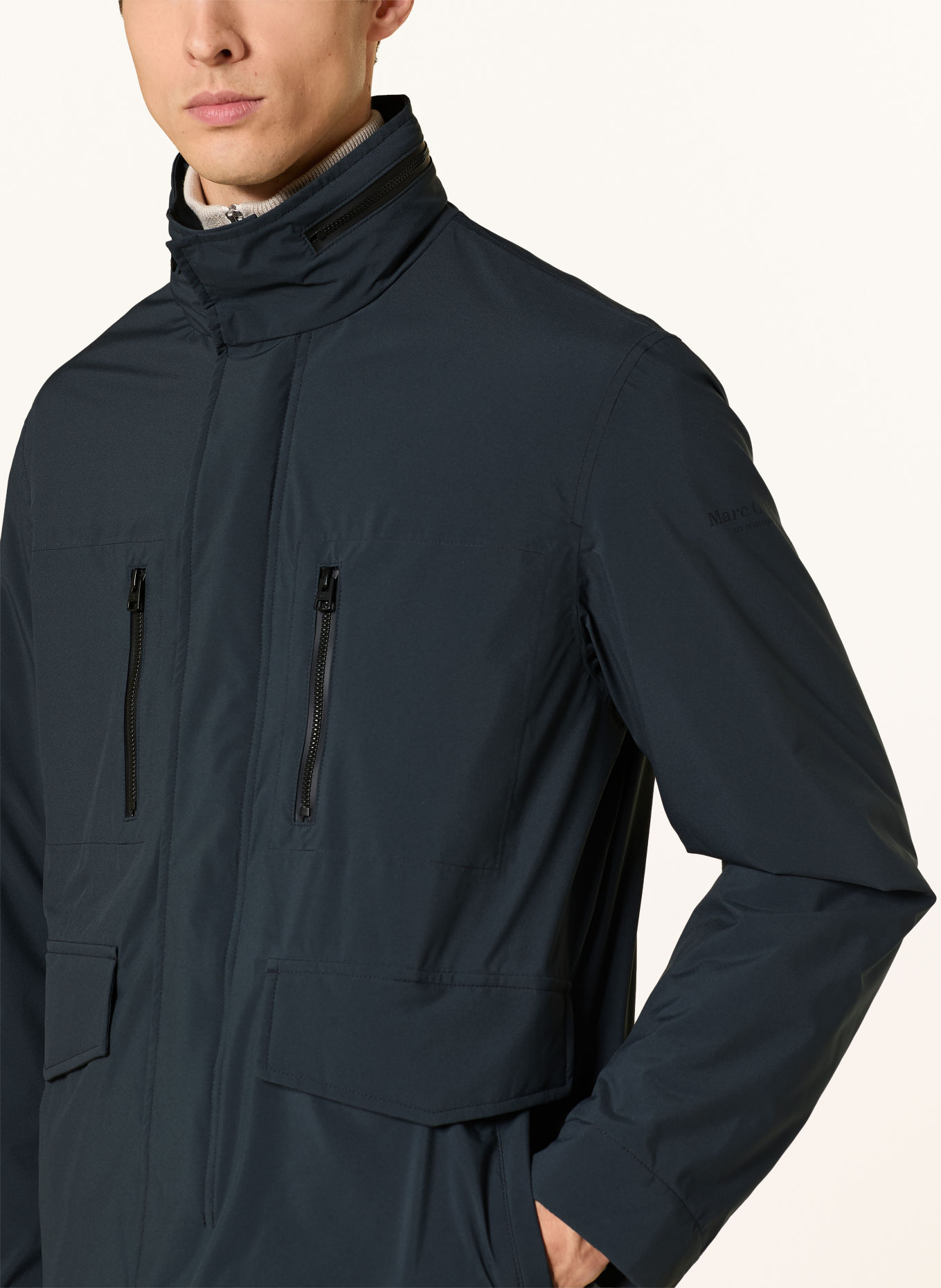 Marc O'Polo Parka: SZARONIEBIESKI