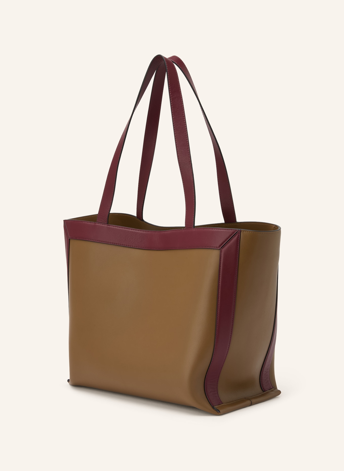 WANDLER IDA MEDIUM Shoppers: BROWN / DARK RED