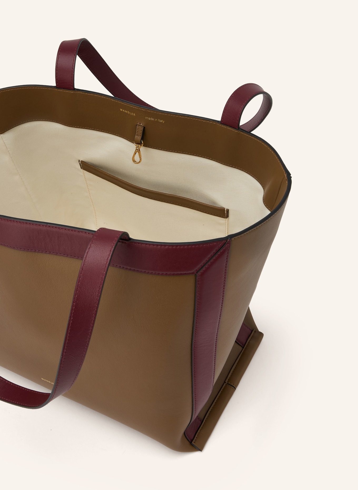 WANDLER IDA MEDIUM Shoppers: BROWN / DARK RED