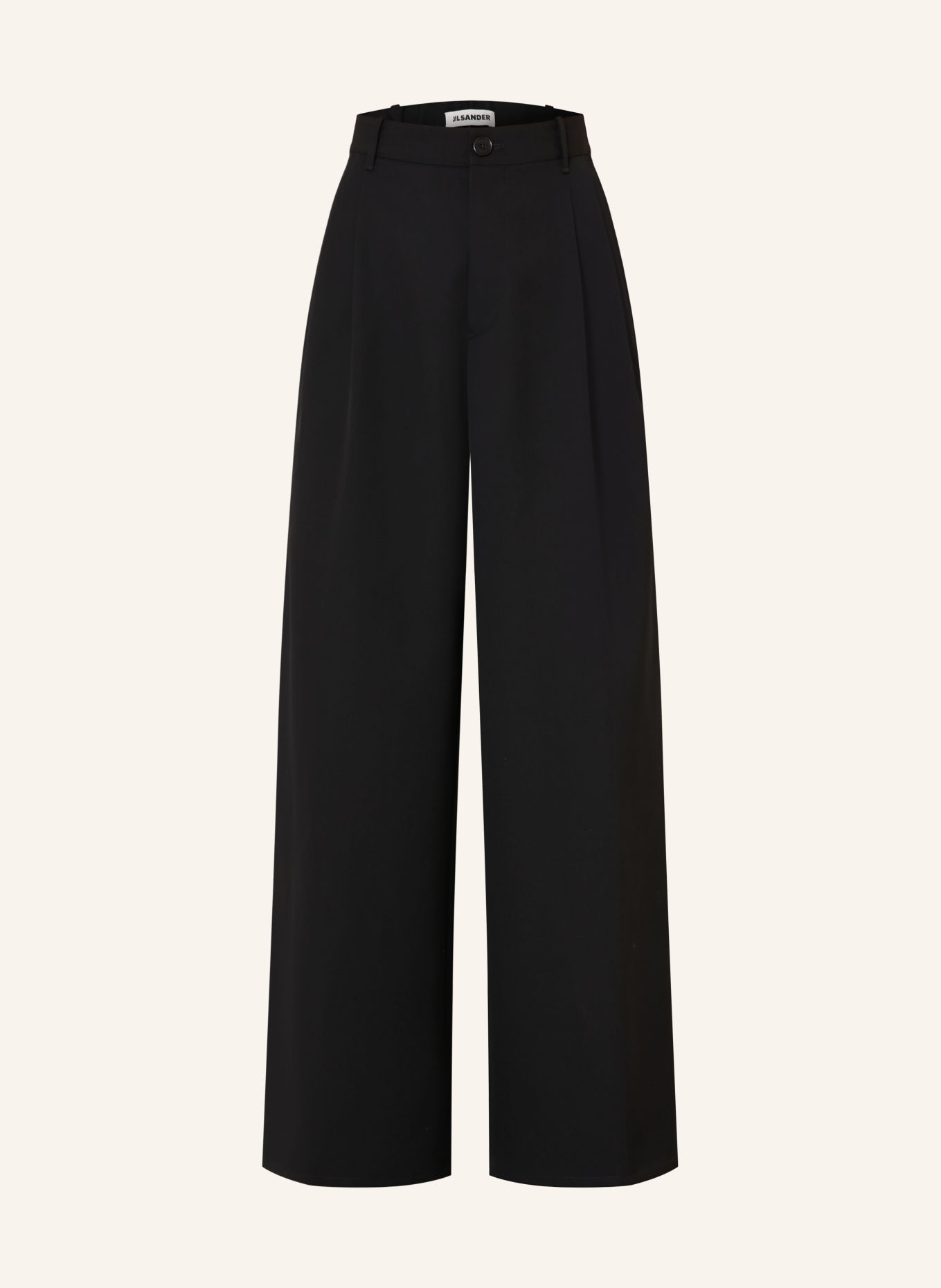 JIL SANDER Wide-leg trousers: BLACK