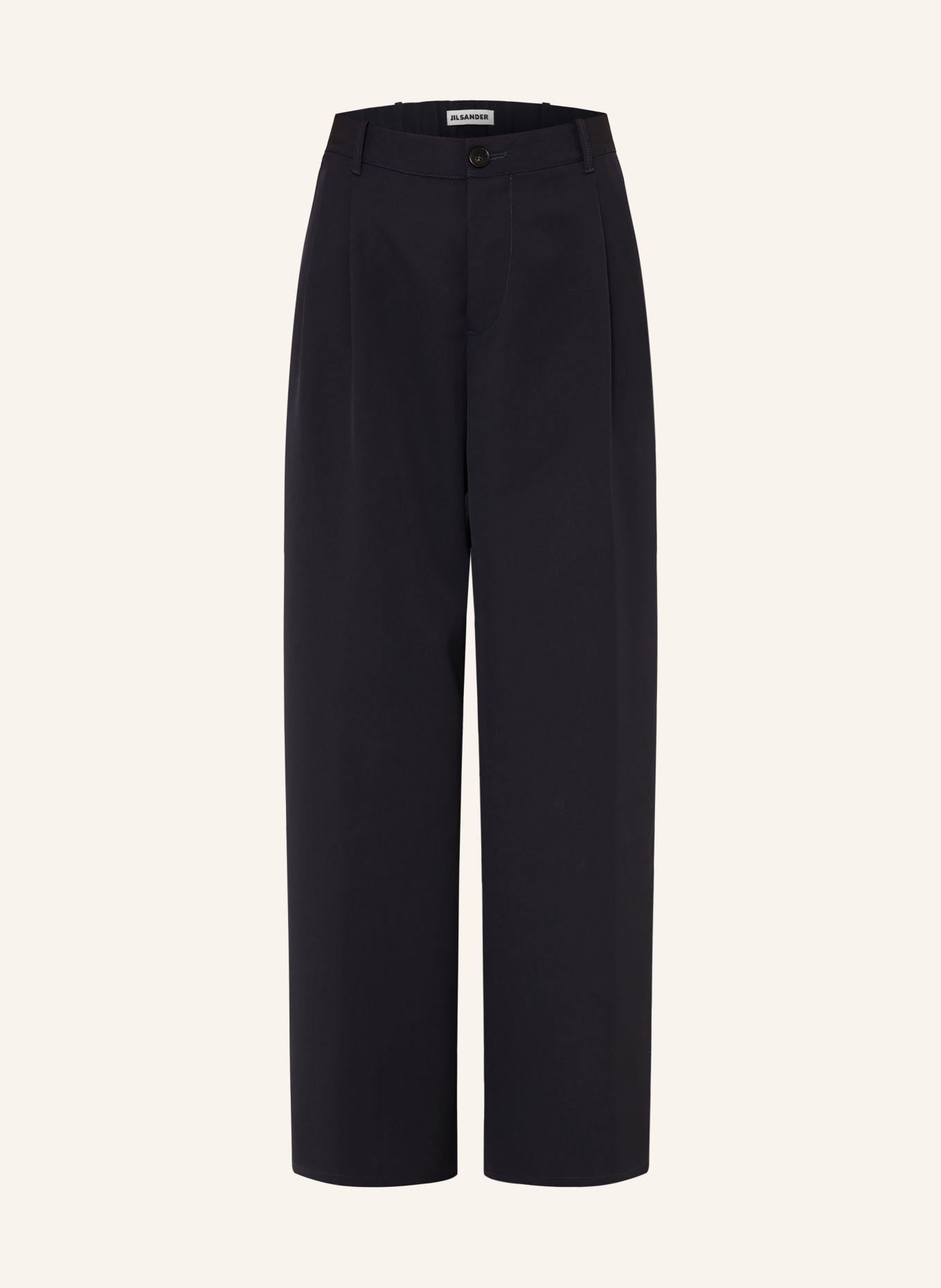 JIL SANDER Wide-leg trousers: DARK BLUE