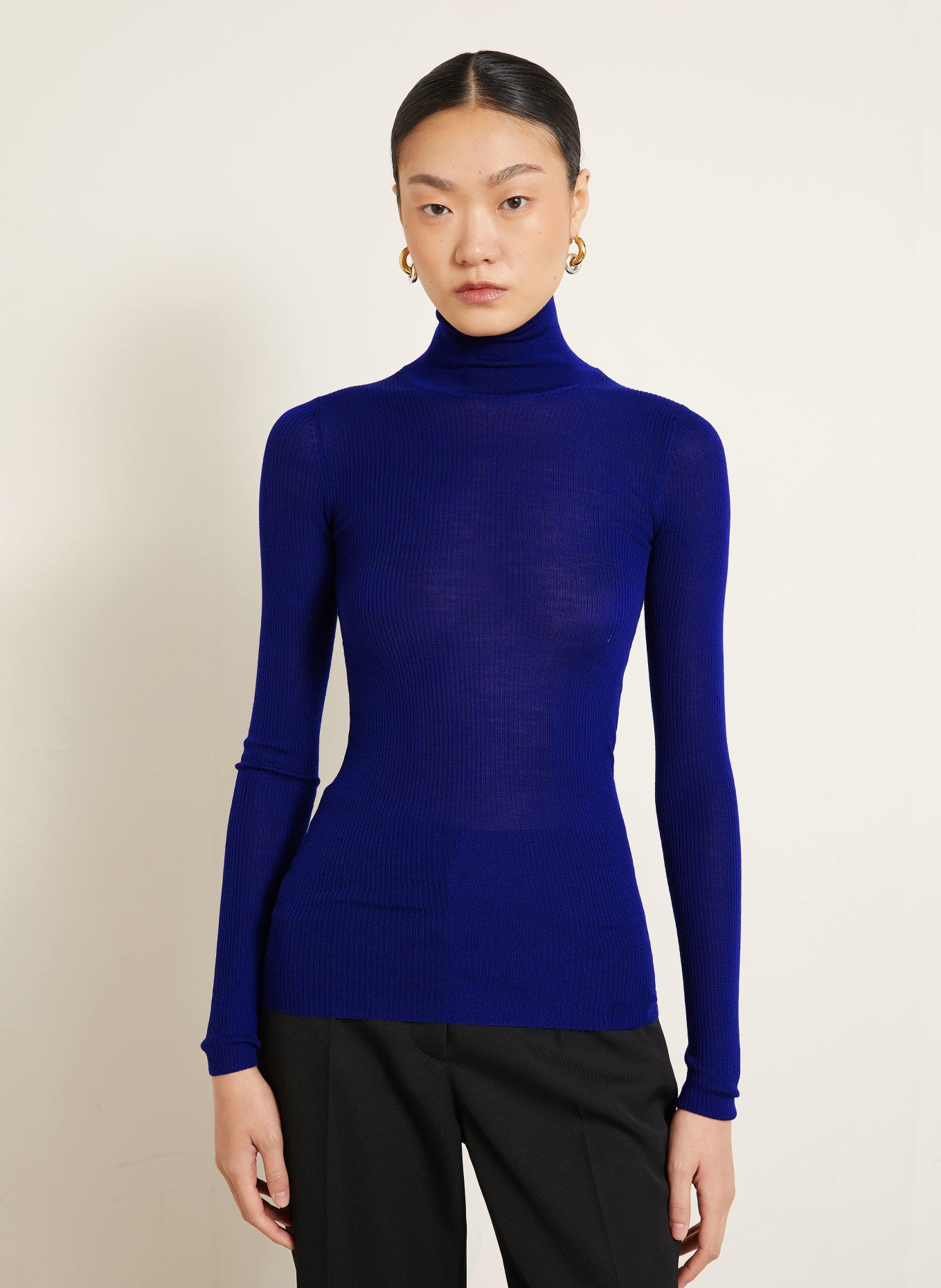 JIL SANDER Pulovere: ALBASTRU