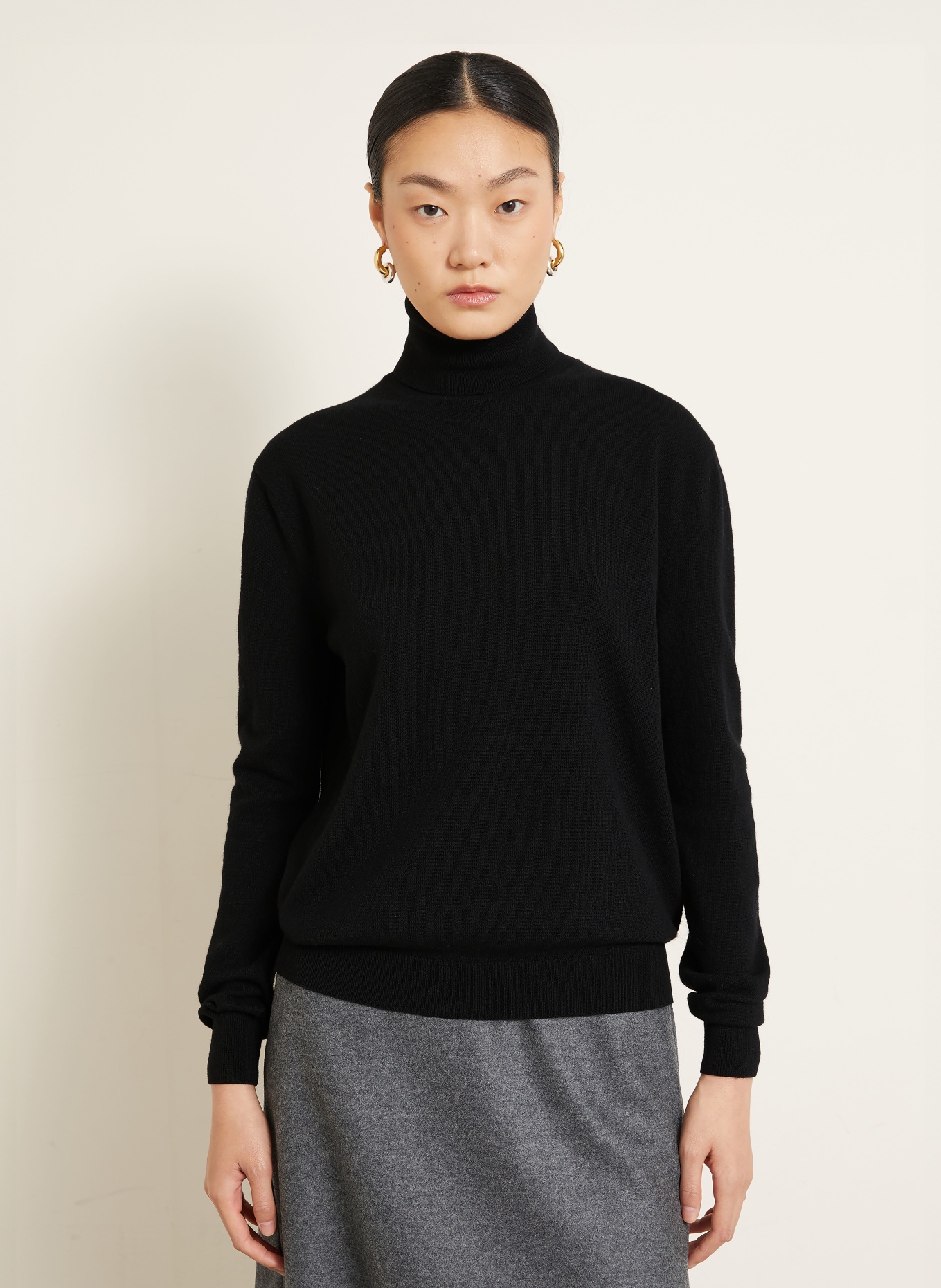 JIL SANDER Polotröja: SVART