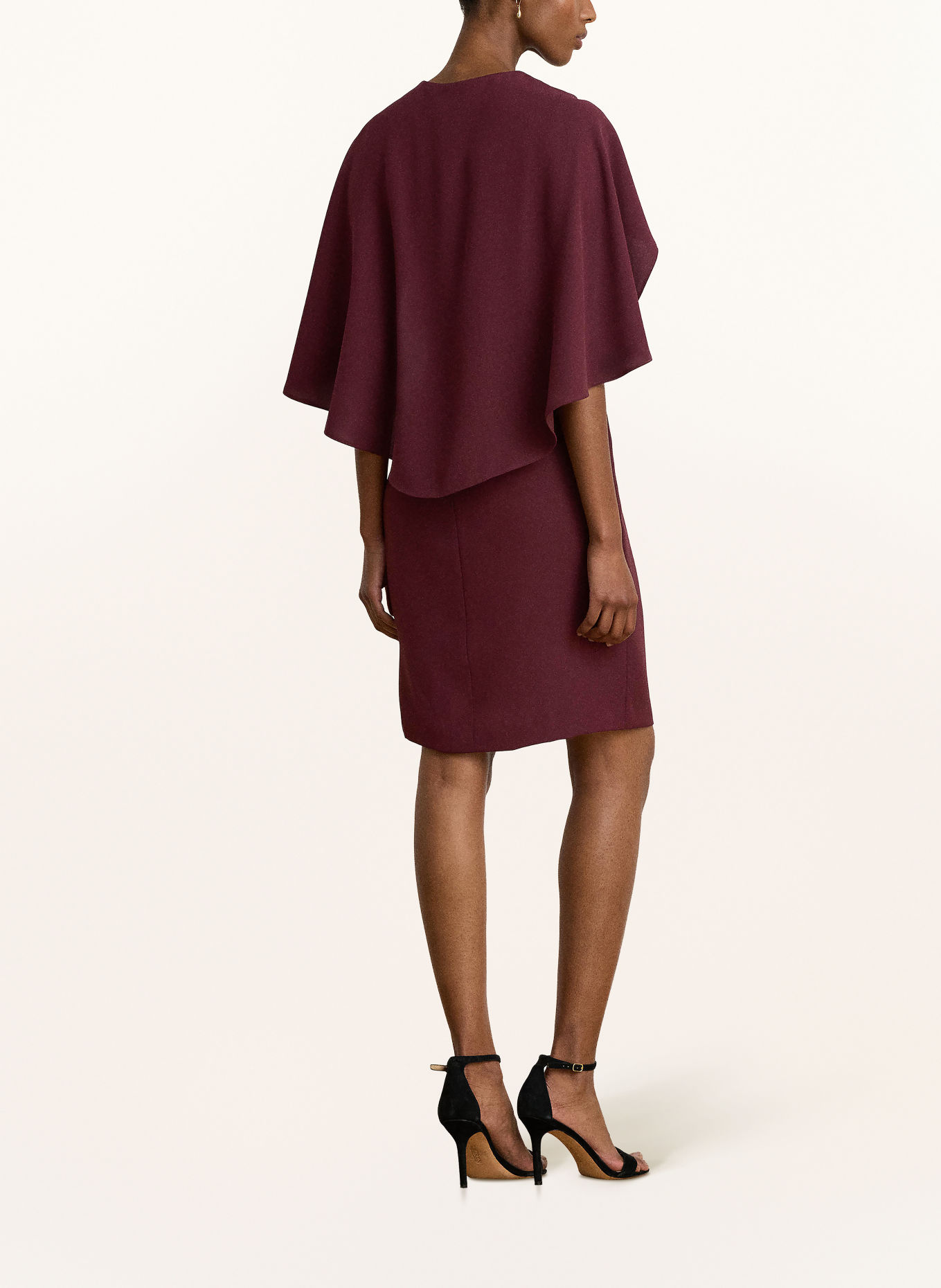LAUREN RALPH LAUREN Rochie de cocktail: ROȘU ÎNCHIS