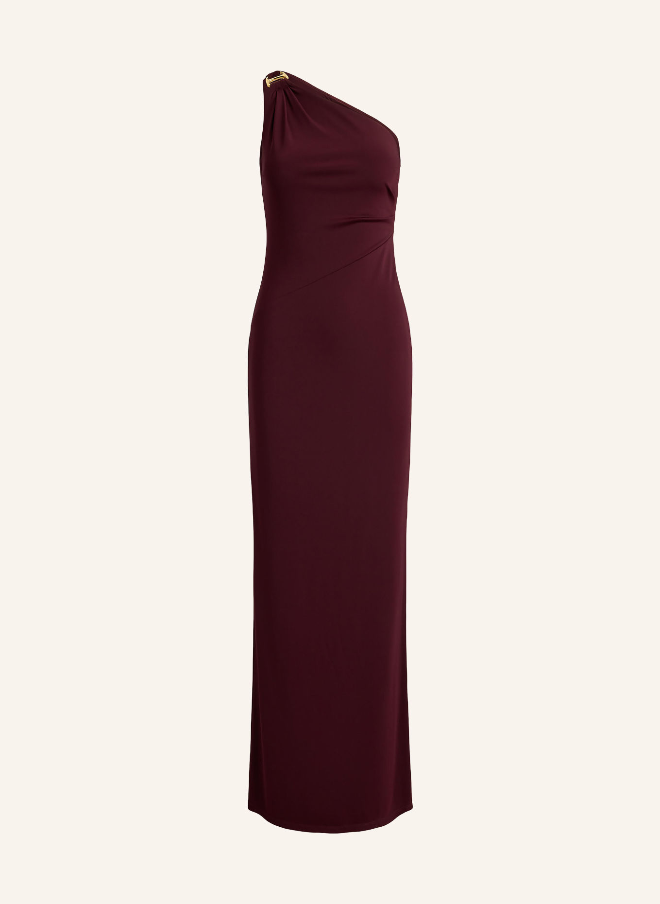 LAUREN RALPH LAUREN Abendkleid aus Jersey: DUNKELROT