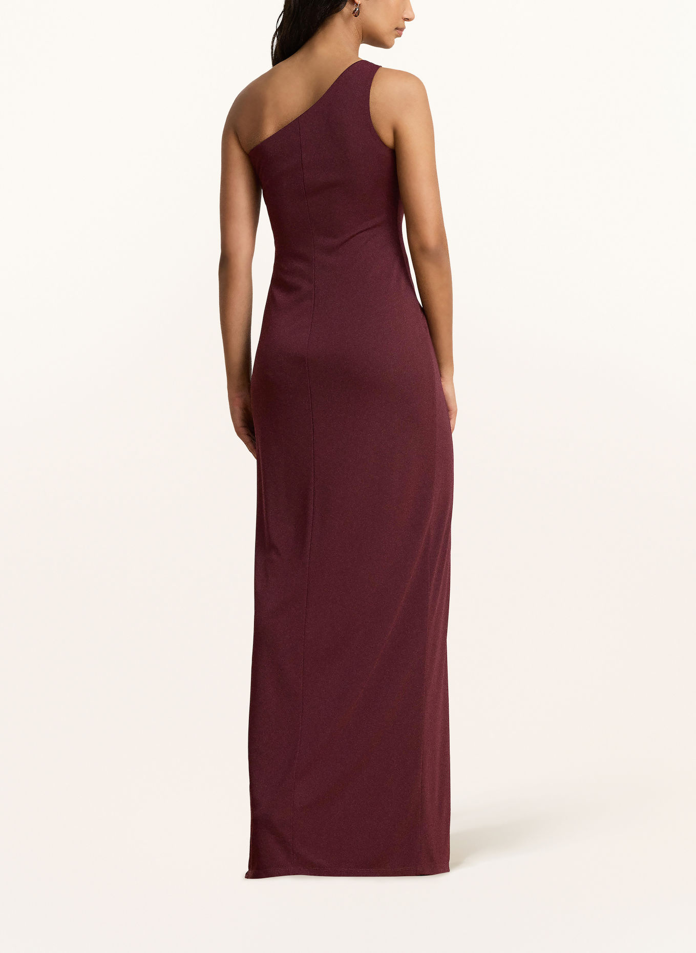LAUREN RALPH LAUREN Abendkleid aus Jersey: DUNKELROT