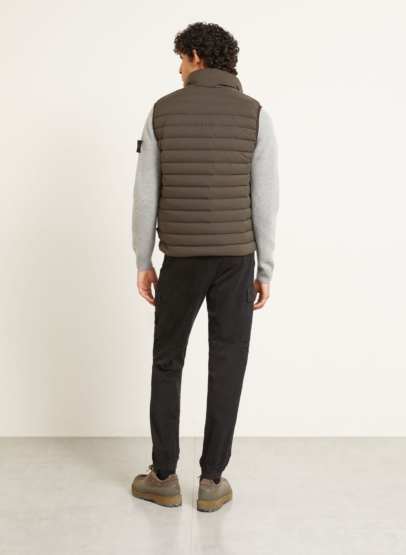 STONE ISLAND Cargobroek, regular tapered fit: ZWART