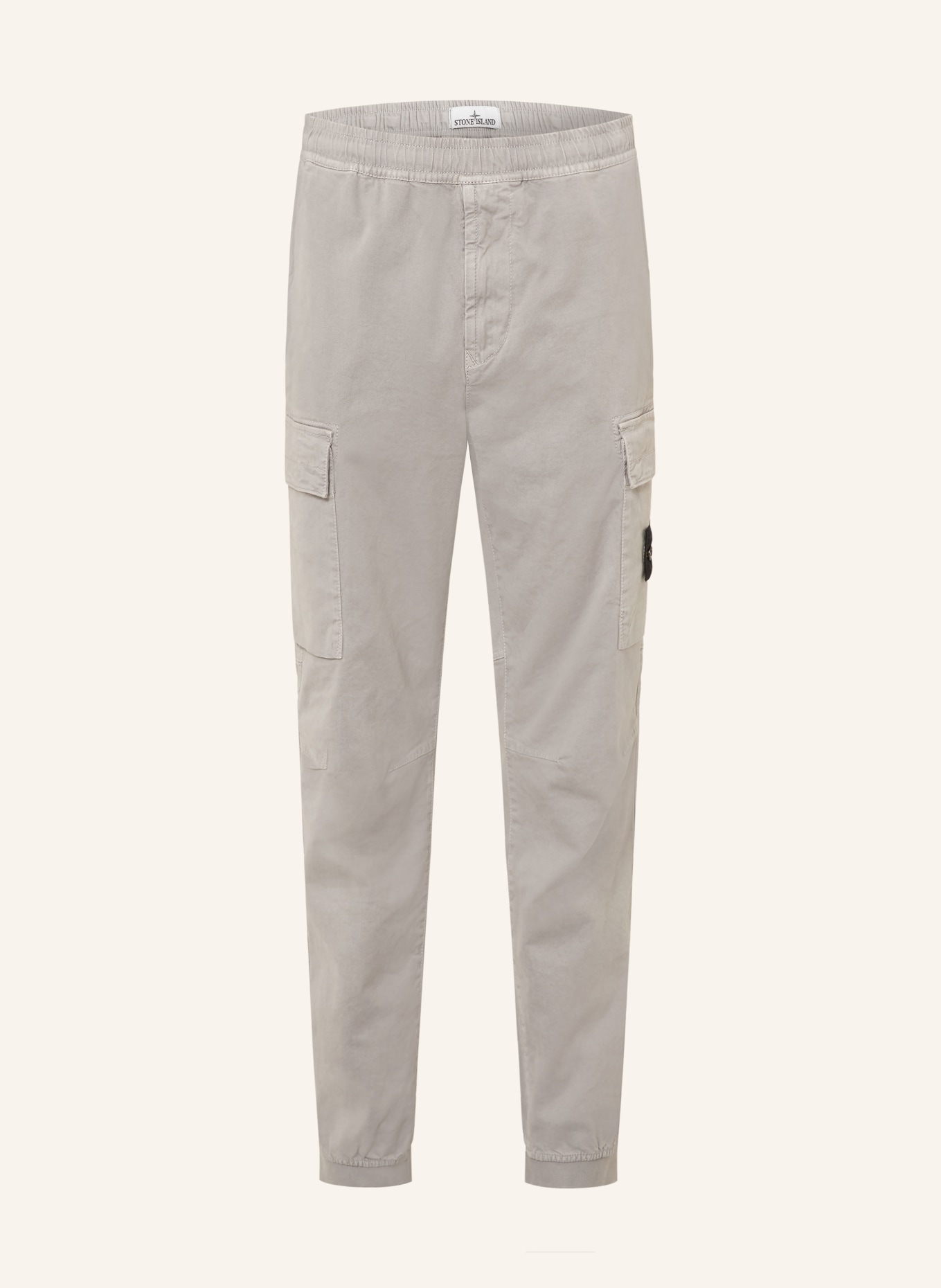 STONE ISLAND Cargobroek, regular tapered fit: LICHTGRIJS
