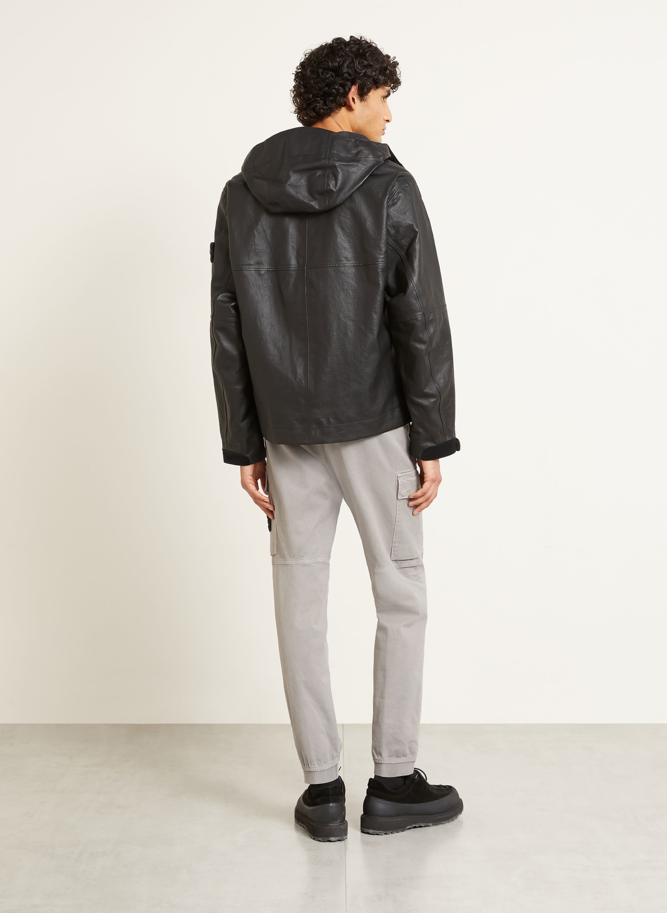 STONE ISLAND Cargobroek, regular tapered fit: LICHTGRIJS