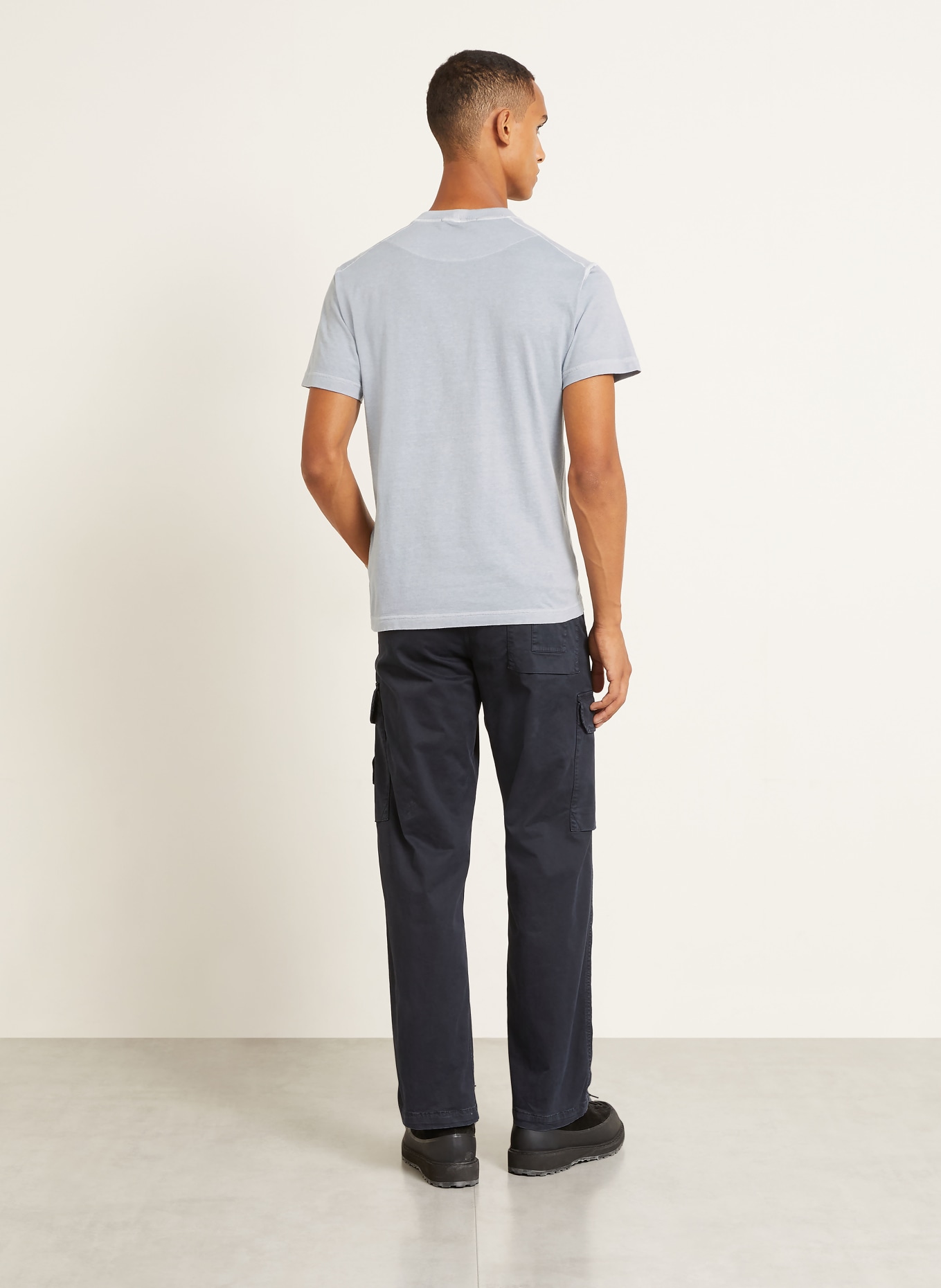 STONE ISLAND T-shirt: BLÅGRÅ
