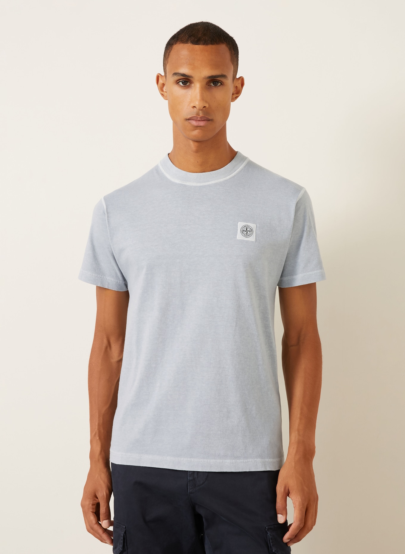 STONE ISLAND T-shirt: BLÅGRÅ