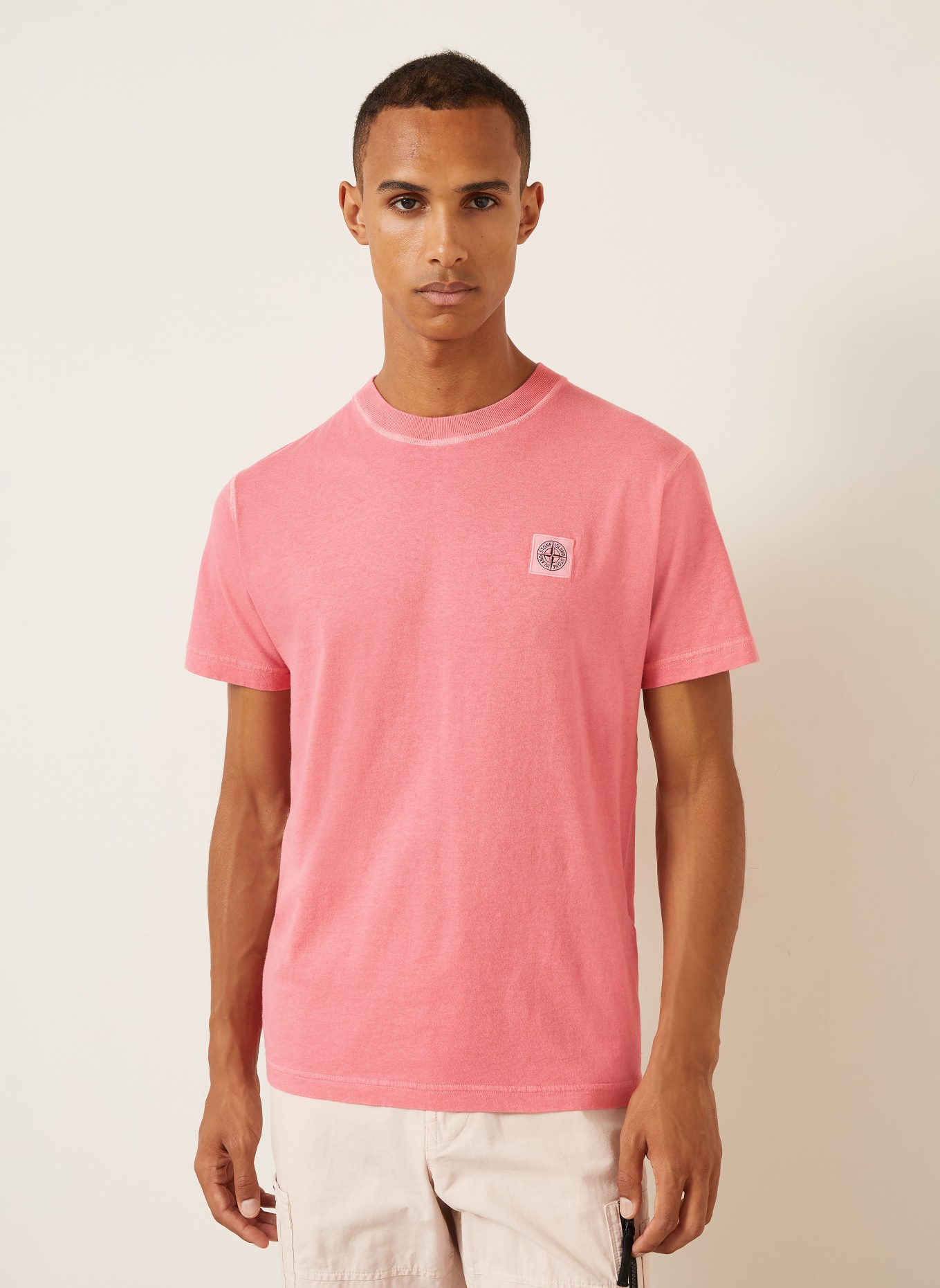 STONE ISLAND T-shirt: LYSERØD