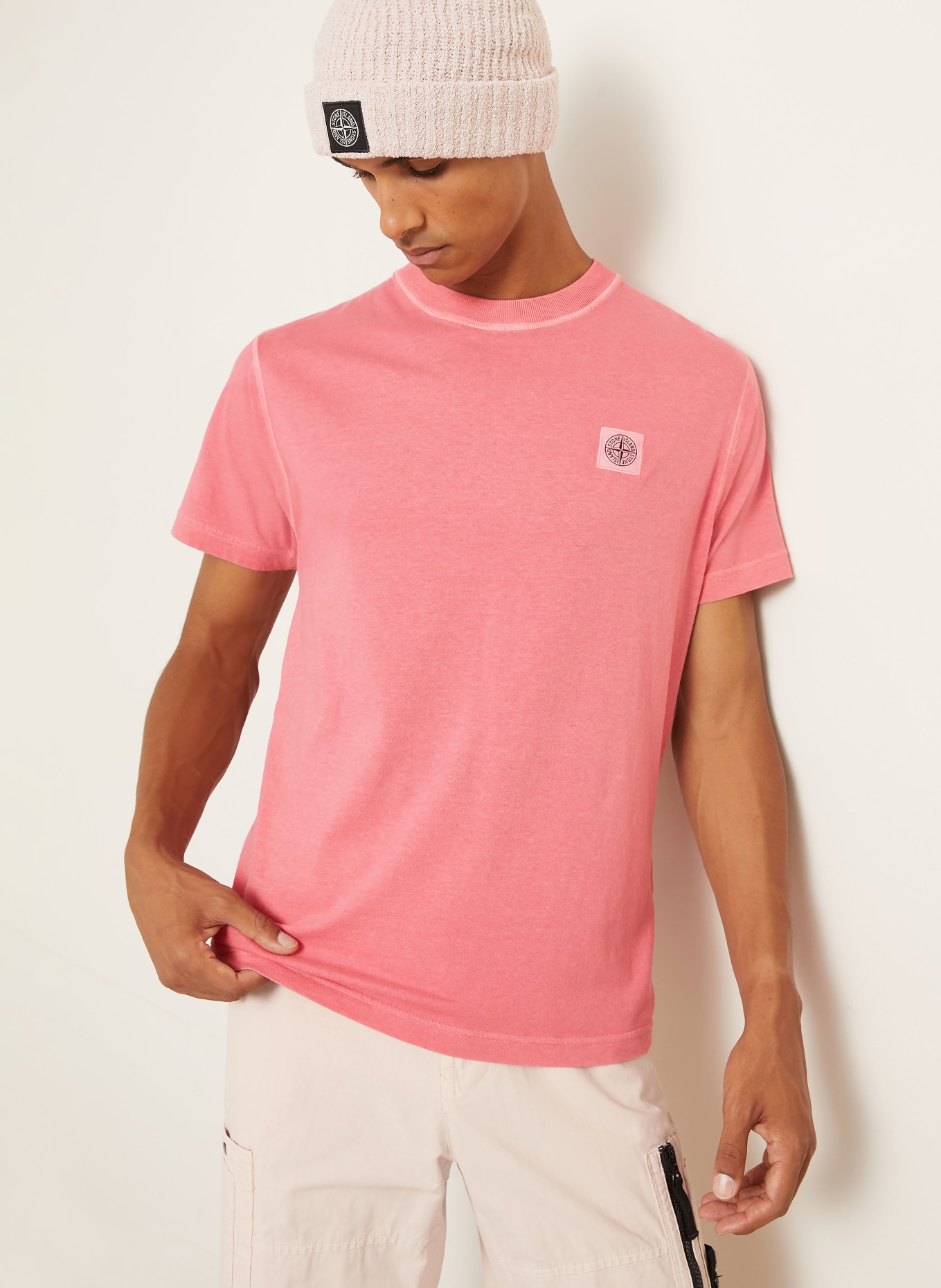 STONE ISLAND T-shirt: LYSERØD