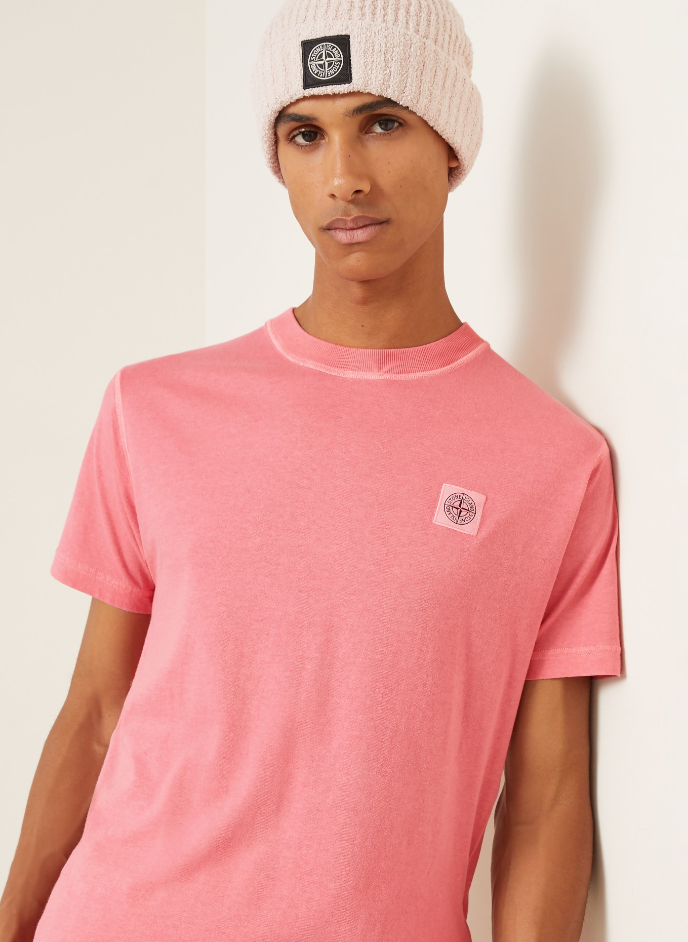 STONE ISLAND T-shirt: LYSERØD