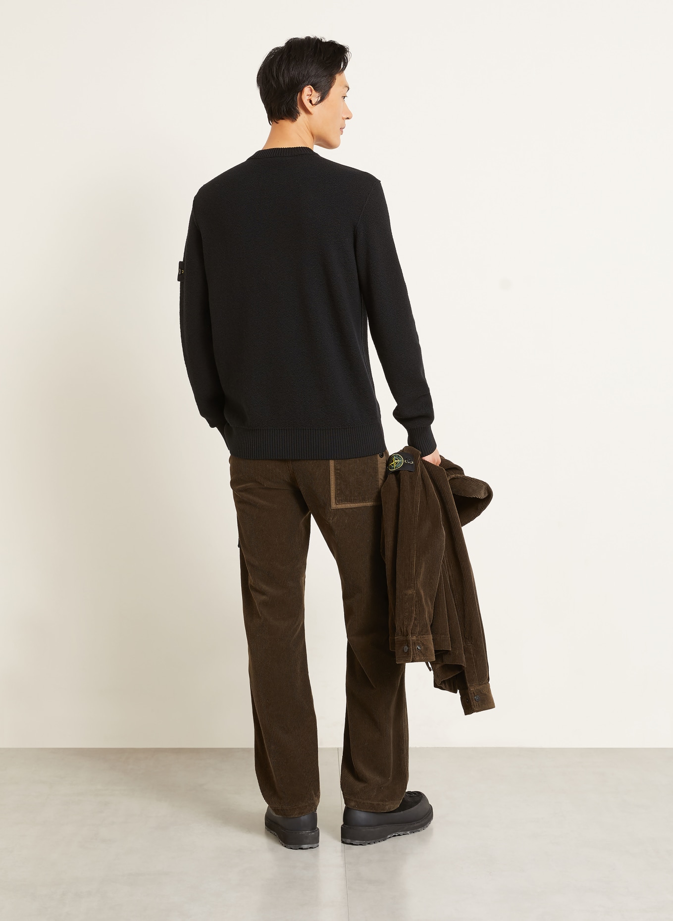 STONE ISLAND Sweater: BLACK