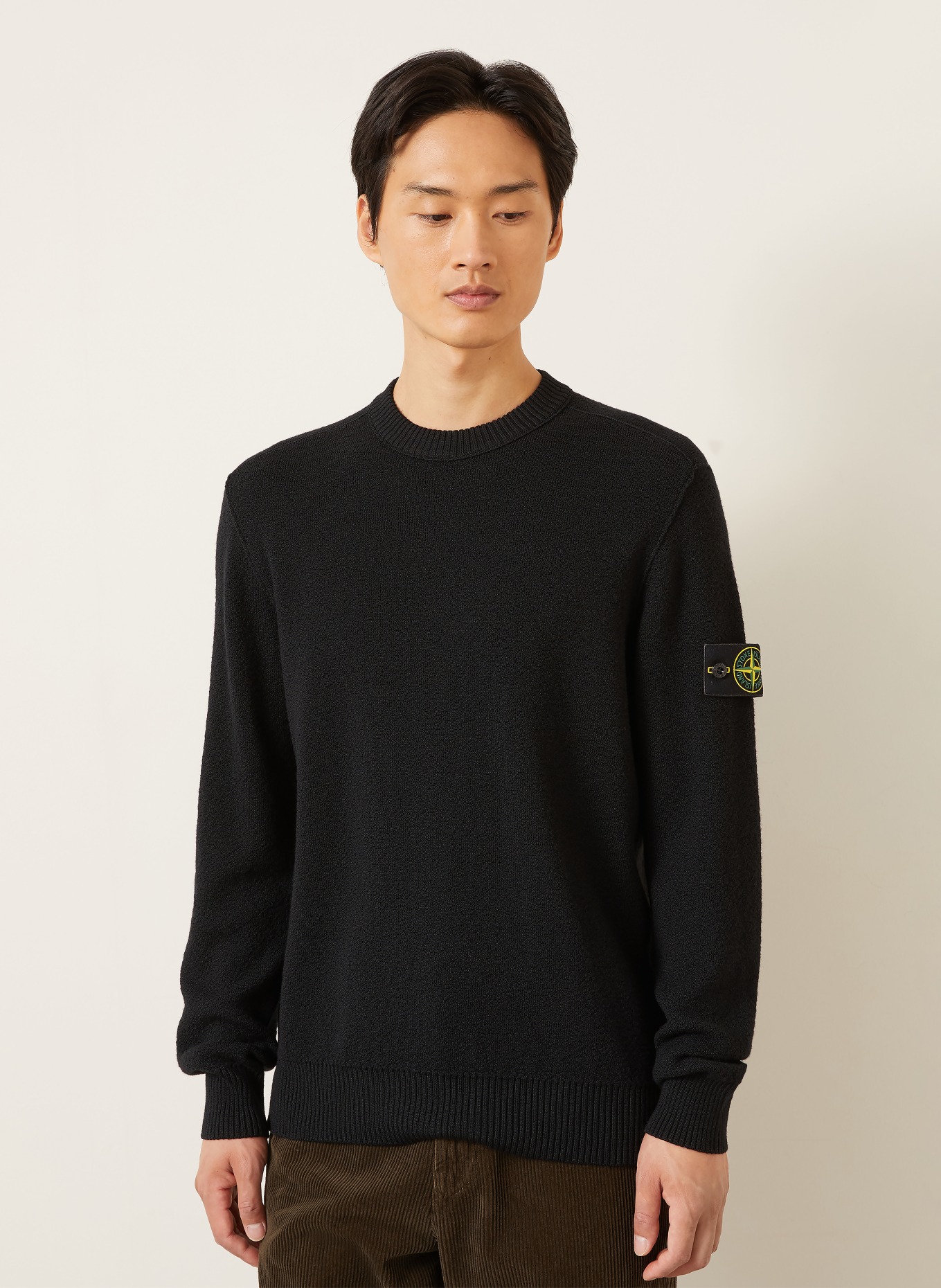 STONE ISLAND Sweater: BLACK