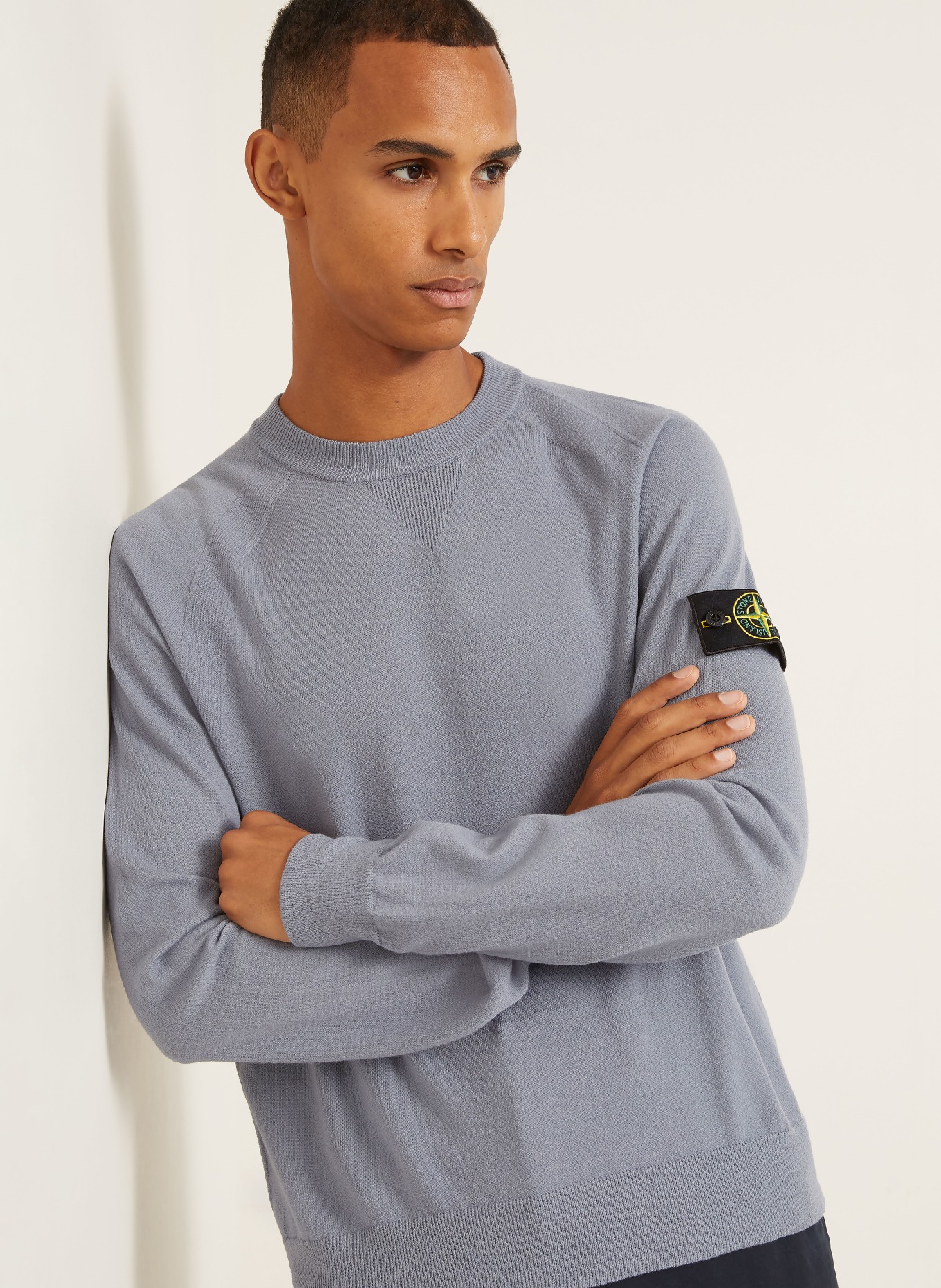STONE ISLAND Pullover: BLAUGRAU