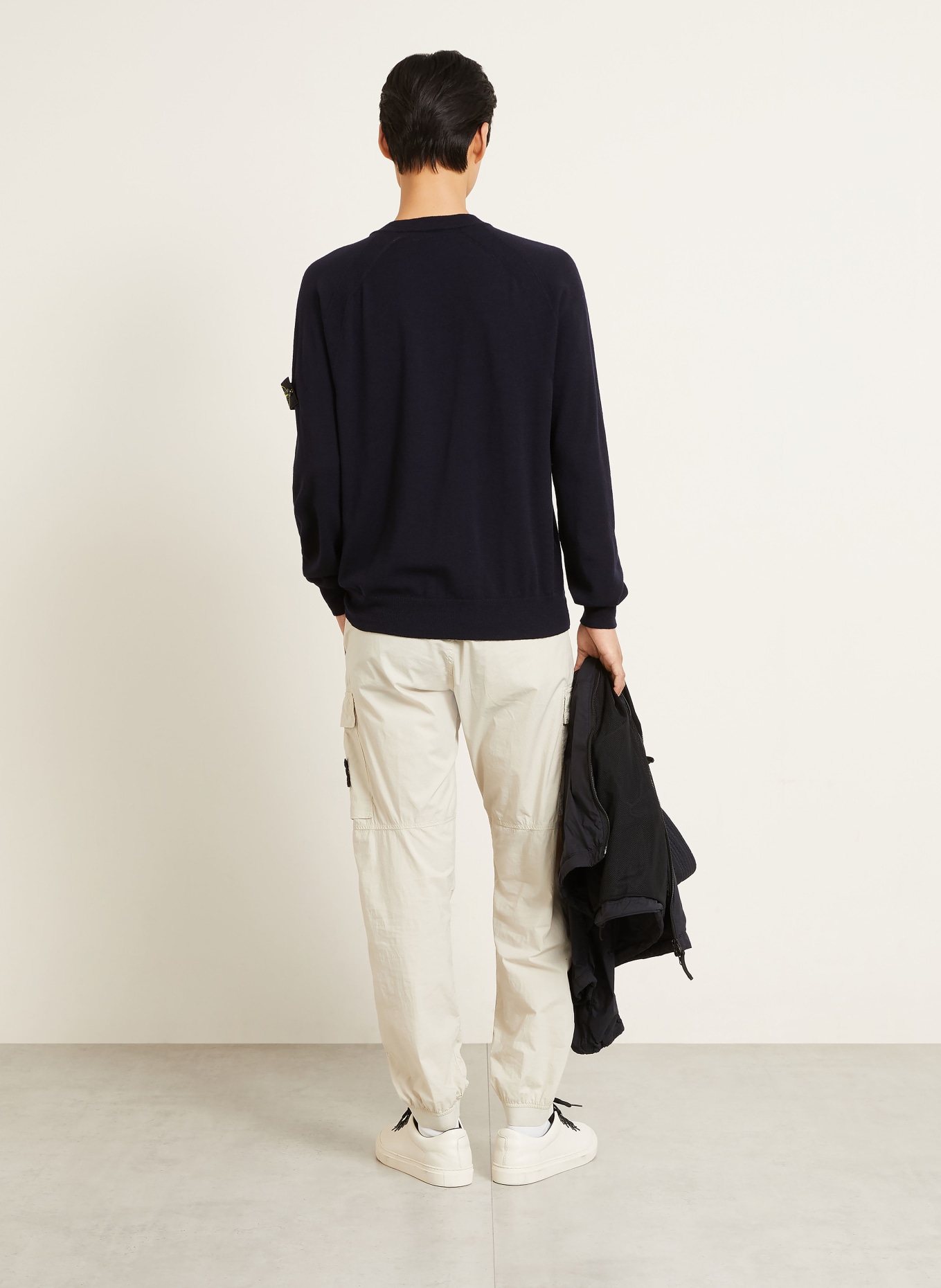 STONE ISLAND Pullover: DUNKELBLAU