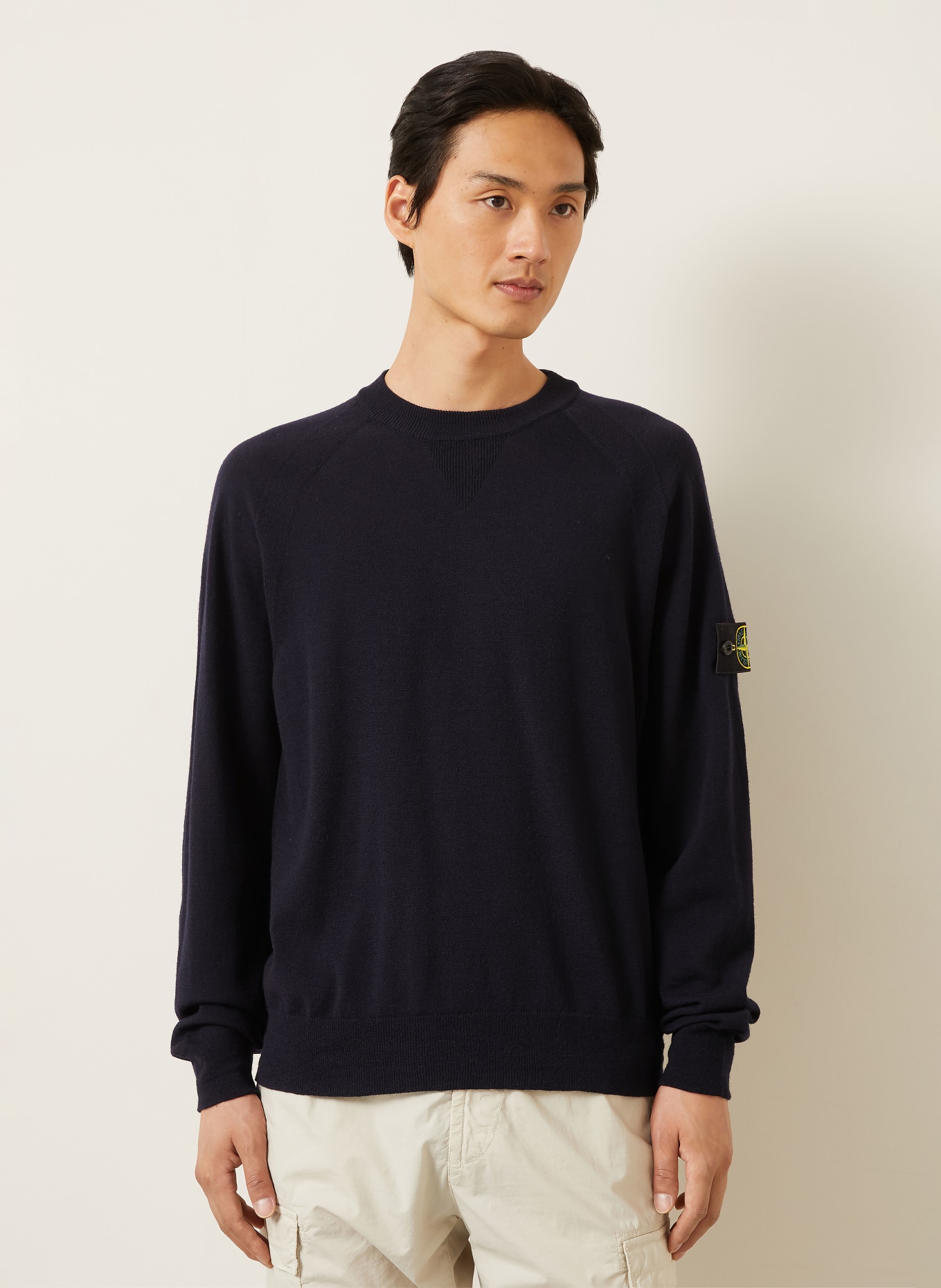 STONE ISLAND Pullover: DUNKELBLAU