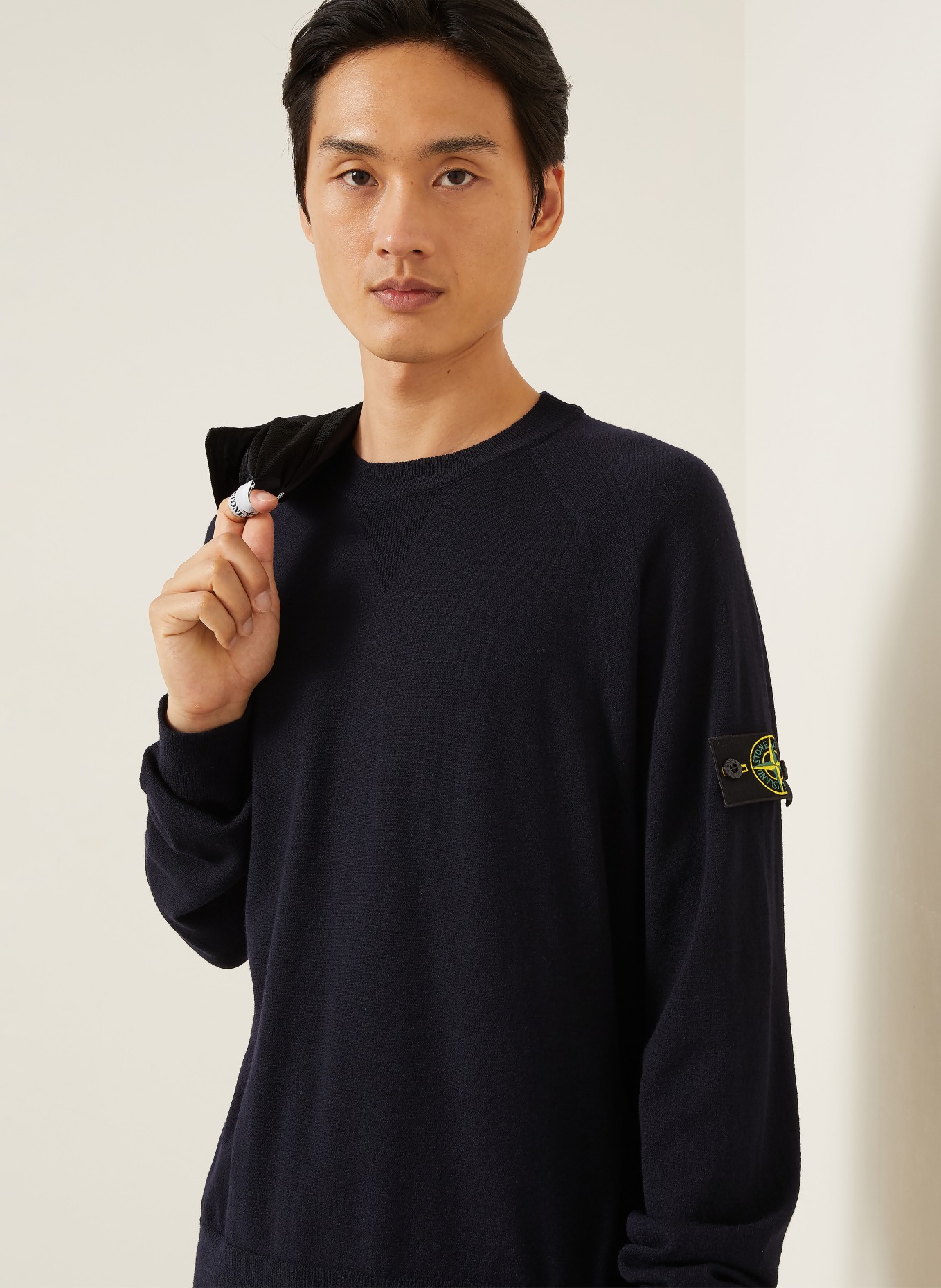 STONE ISLAND Pullover: DUNKELBLAU