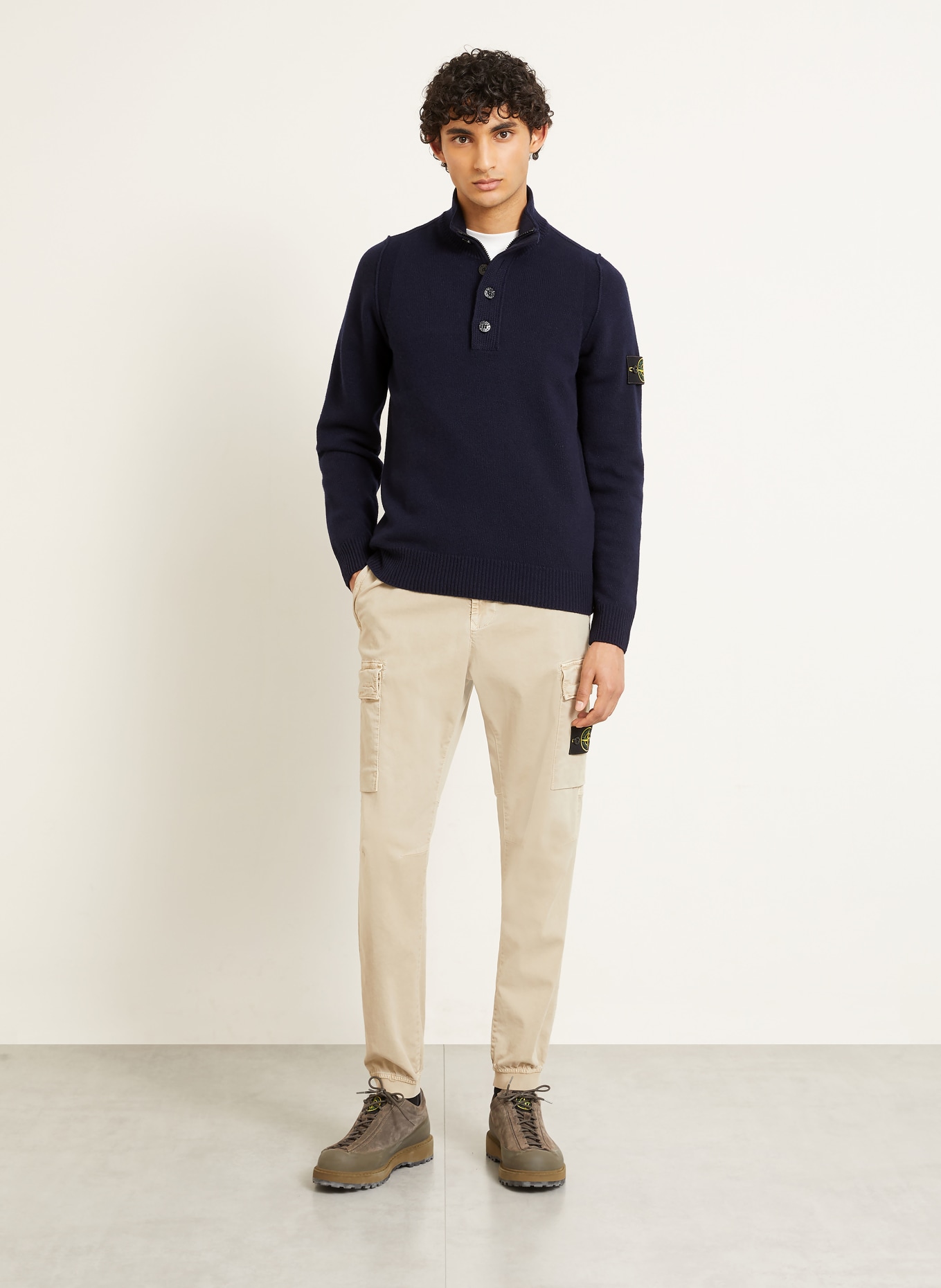 STONE ISLAND Schipperstruien: DONKERBLAUW