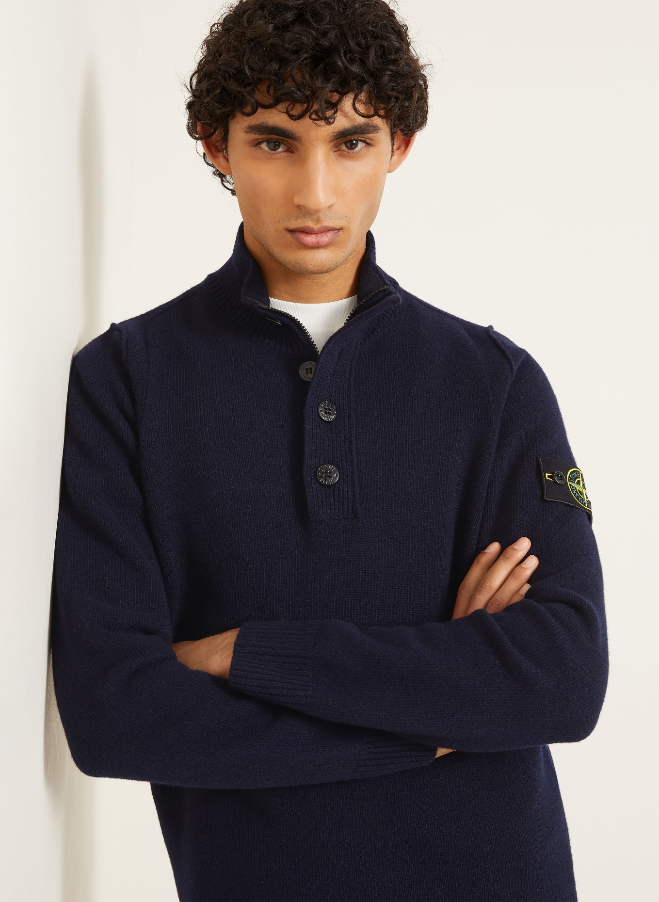 STONE ISLAND Schipperstruien: DONKERBLAUW