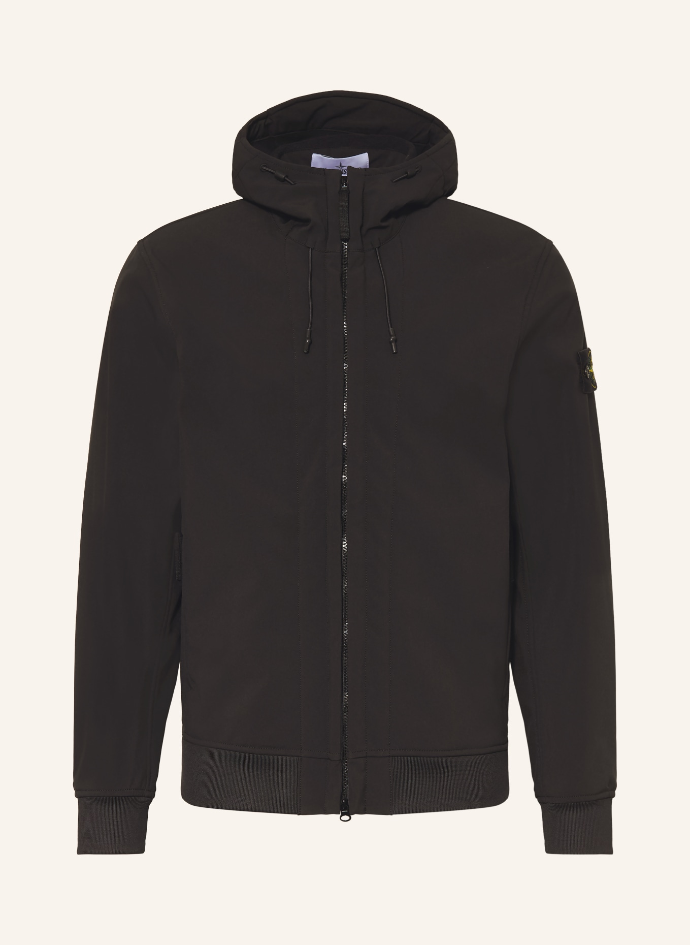 STONE ISLAND Funktionsjacka: SVART