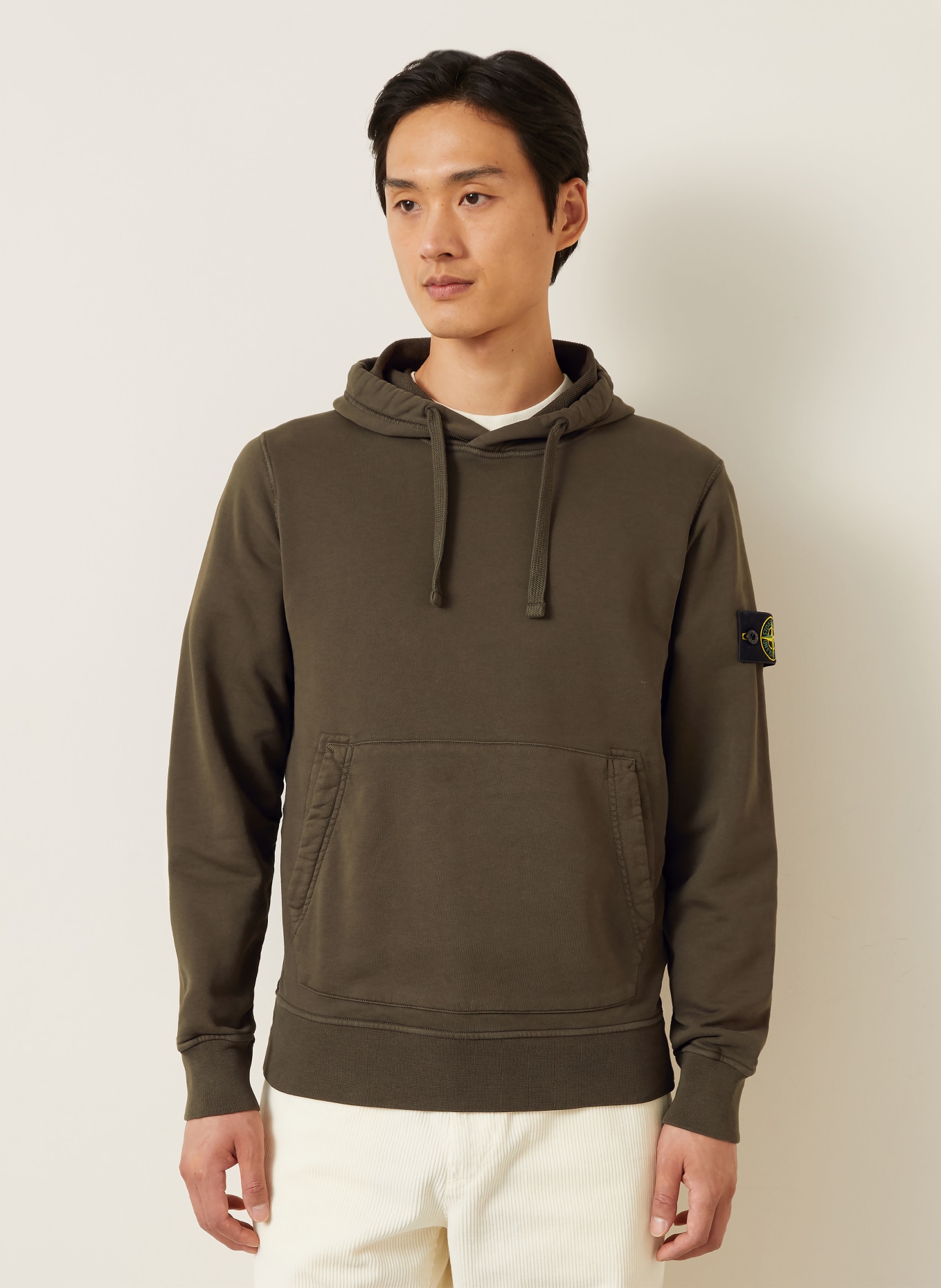STONE ISLAND Bluza z kapturem: KHAKI