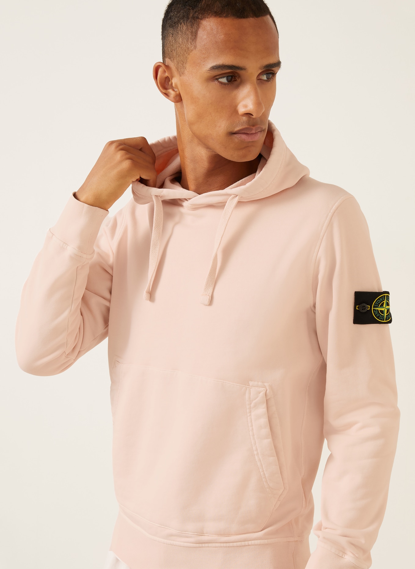 STONE ISLAND Hoodie: ROSE