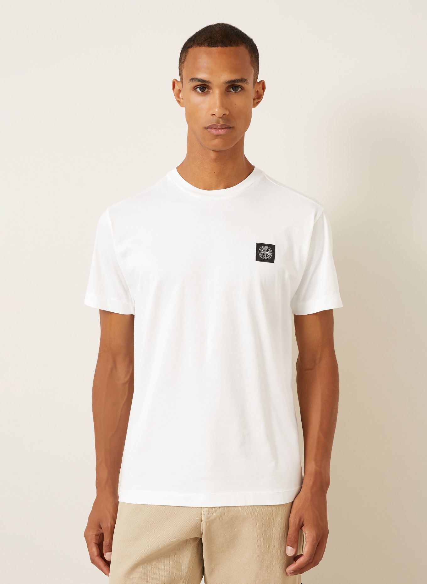 STONE ISLAND T-shirt: HVID