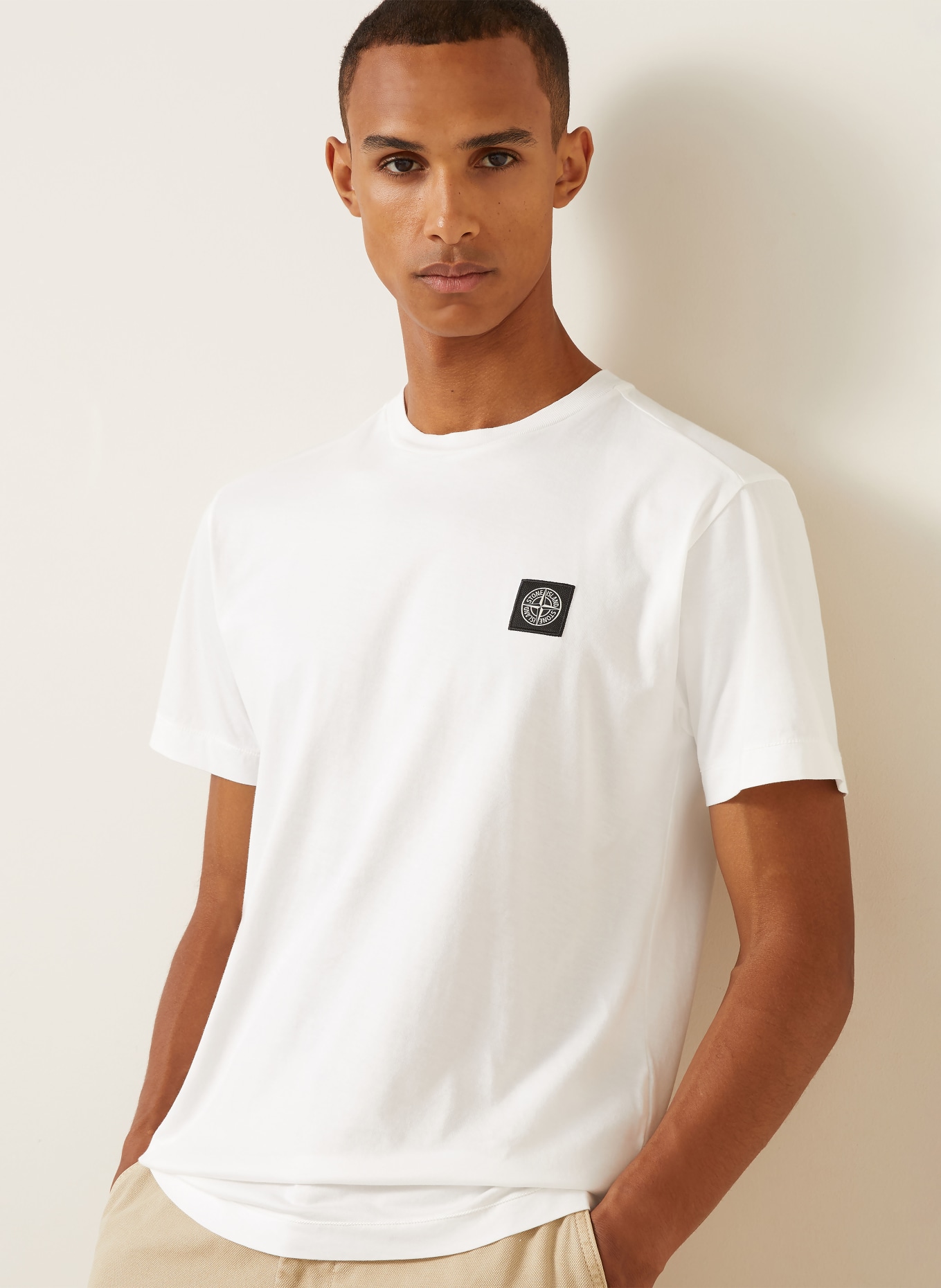 STONE ISLAND T-shirt: HVID