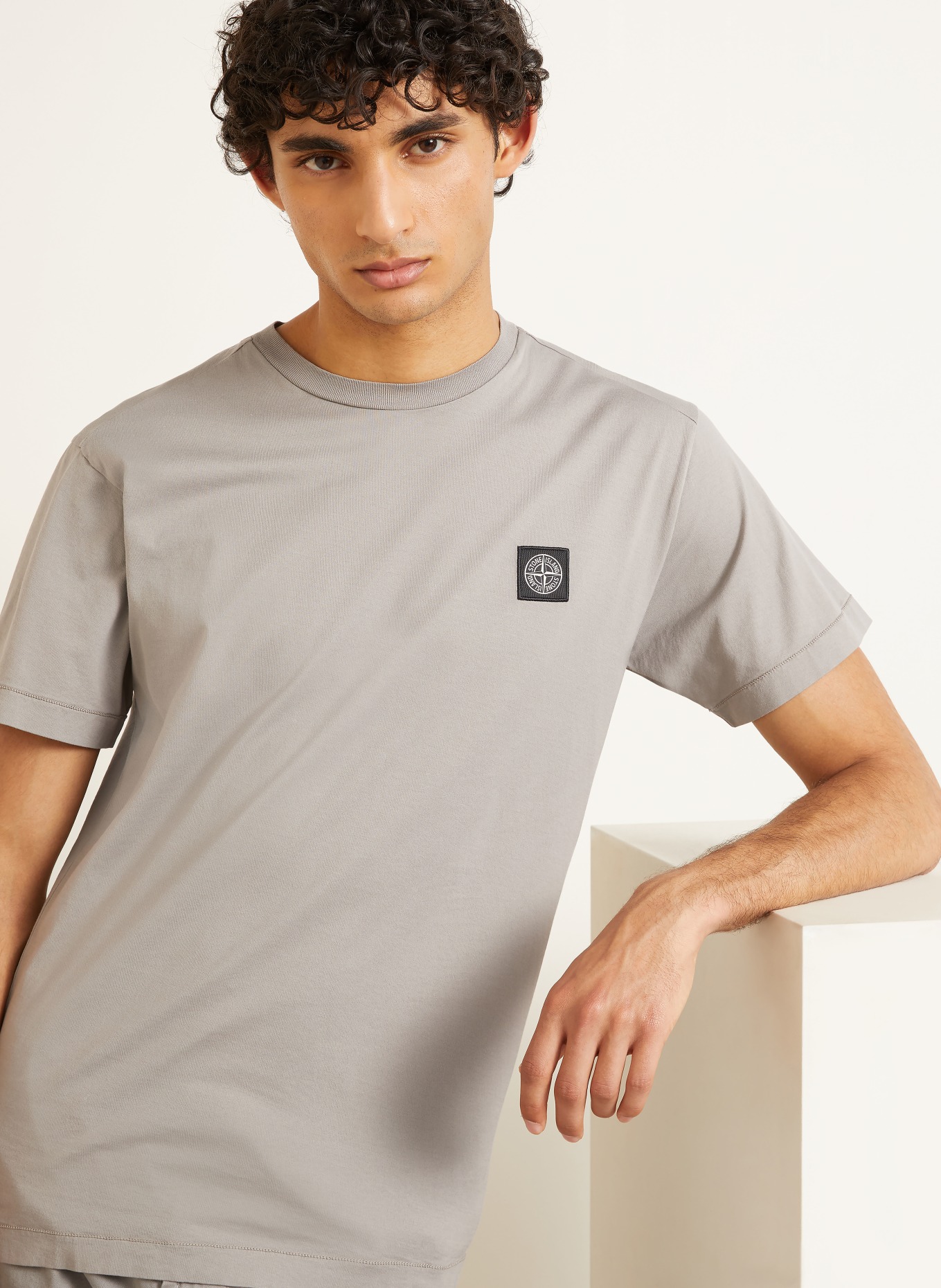 STONE ISLAND T-shirt: GRIJS
