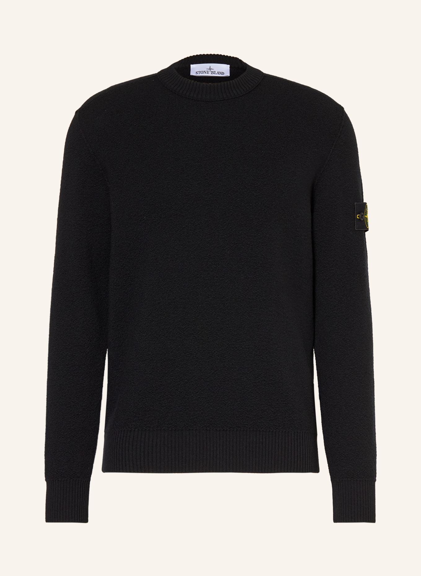 STONE ISLAND Pullover: SCHWARZ