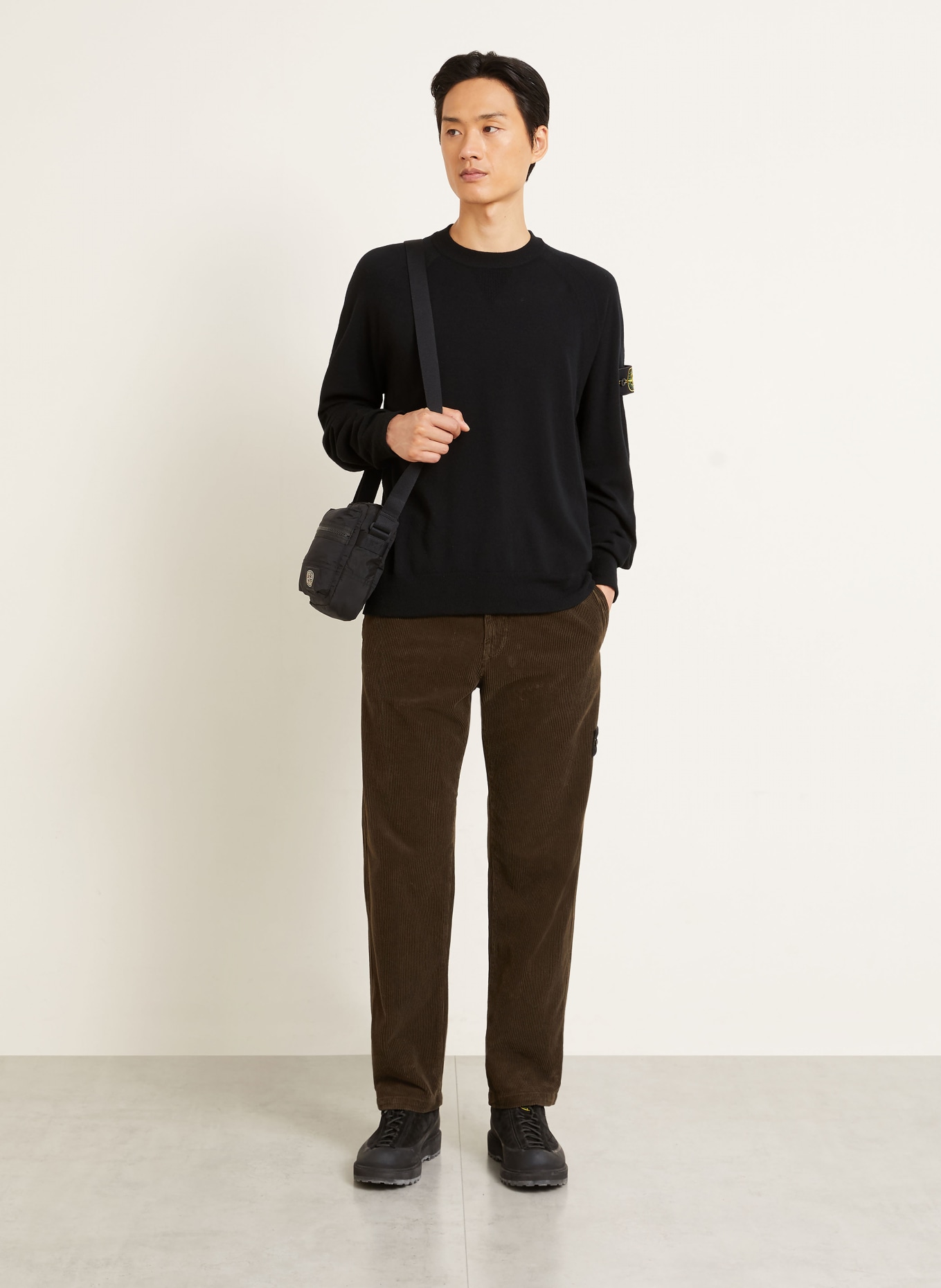 STONE ISLAND Pullover: SCHWARZ