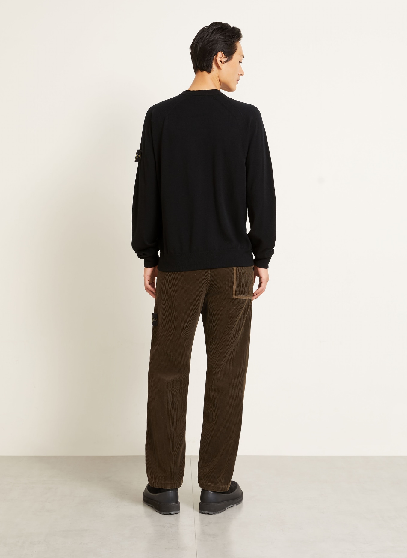 STONE ISLAND Pullover: SCHWARZ