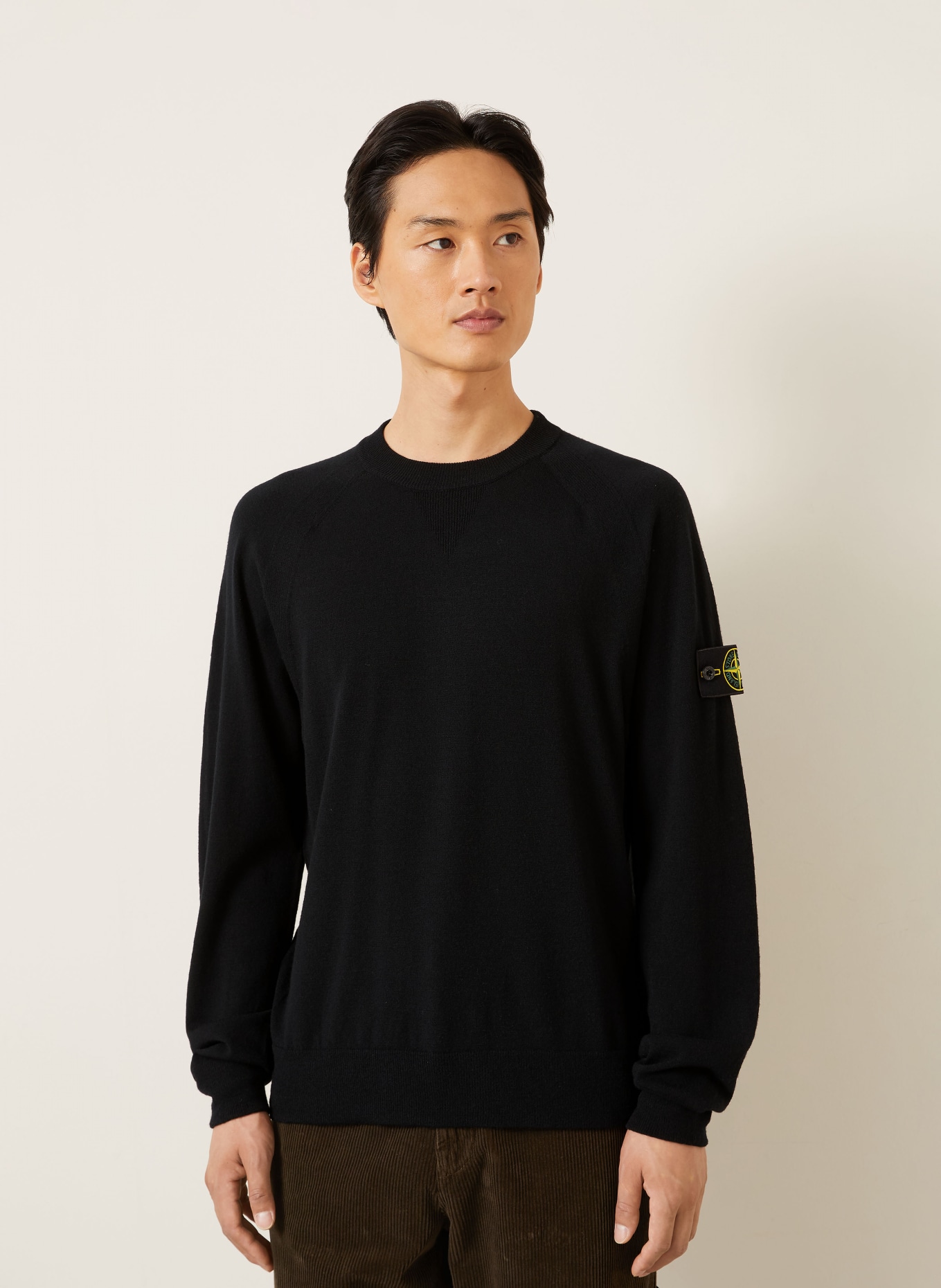 STONE ISLAND Pullover: SCHWARZ