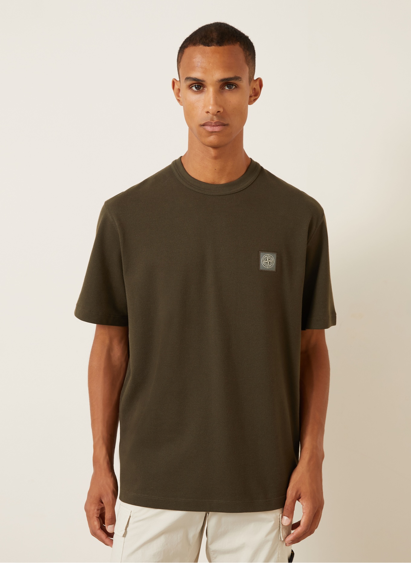 STONE ISLAND T-shirt: MØRKEGRØN