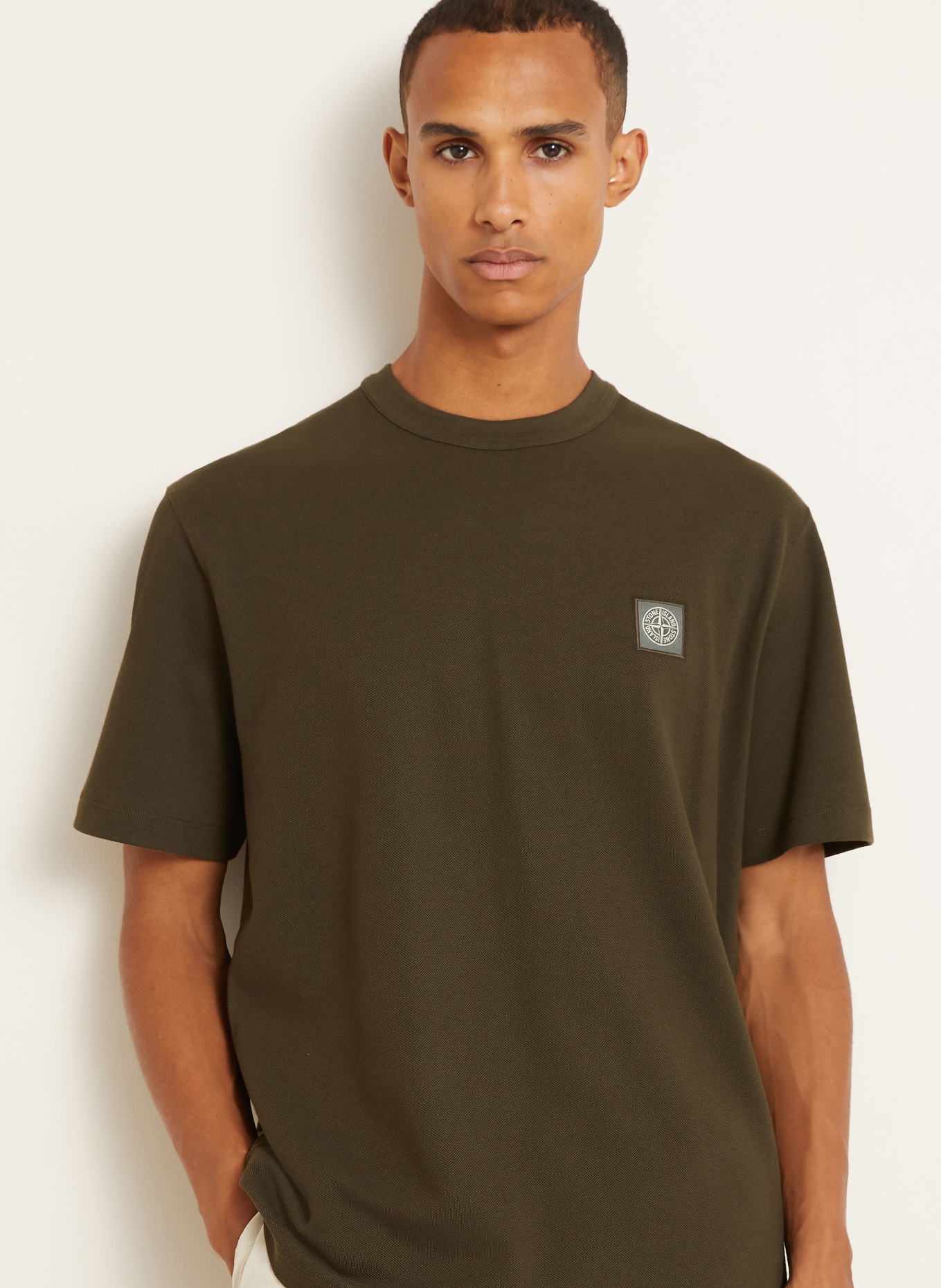 STONE ISLAND T-shirt: MØRKEGRØN