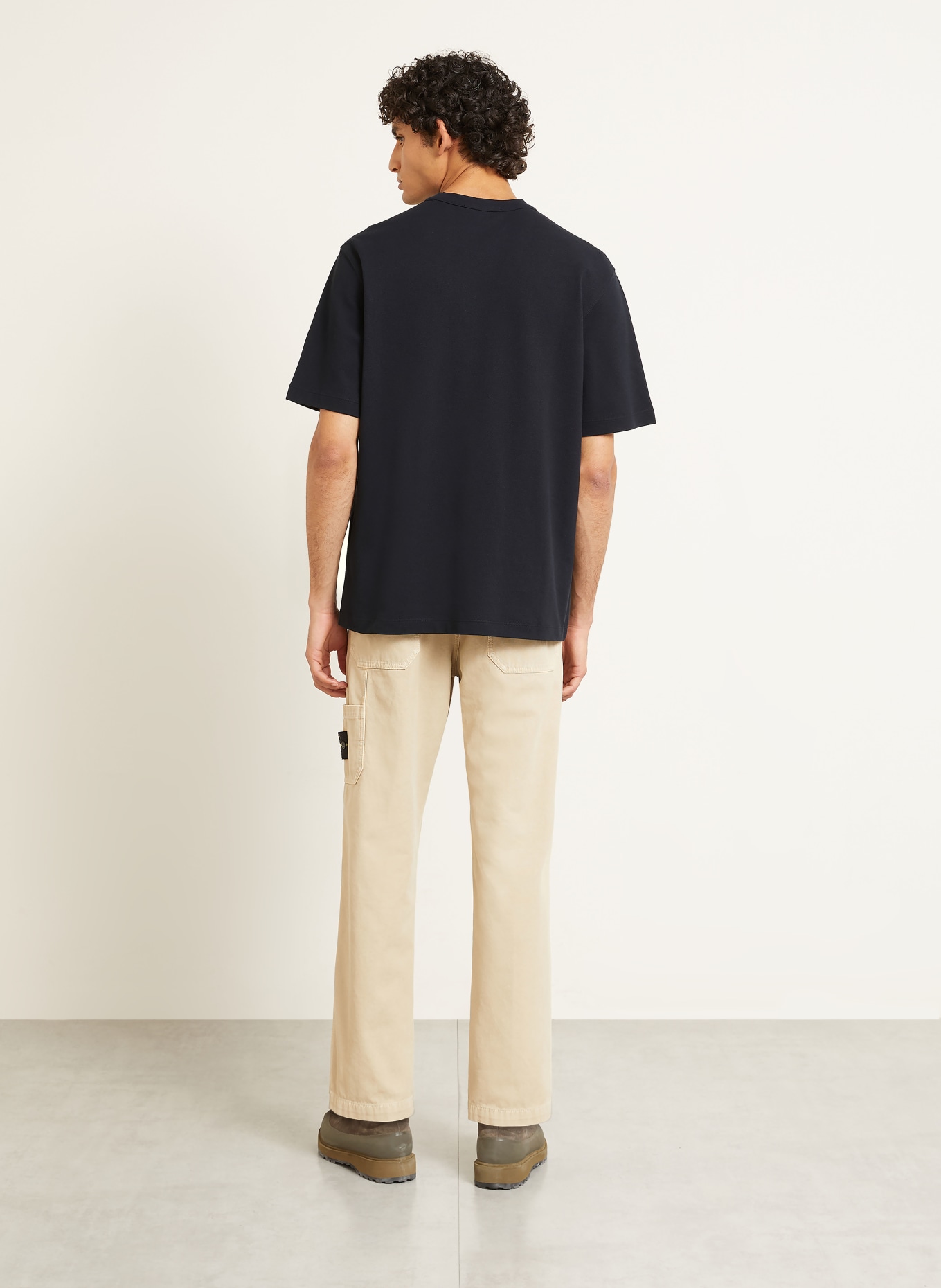 STONE ISLAND T-shirt: DONKERBLAUW
