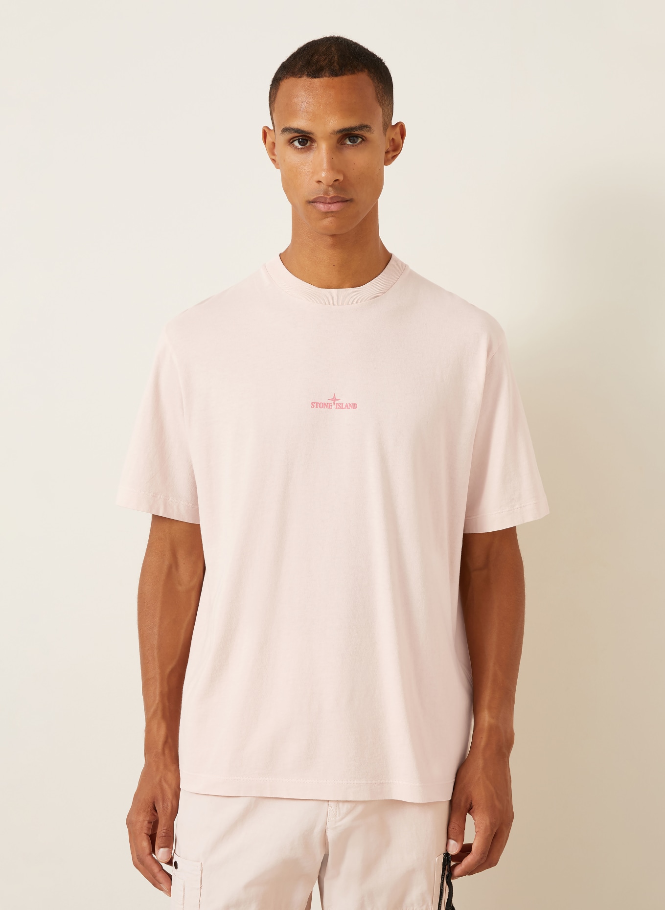 STONE ISLAND Tričko: RŮŽOVÁ
